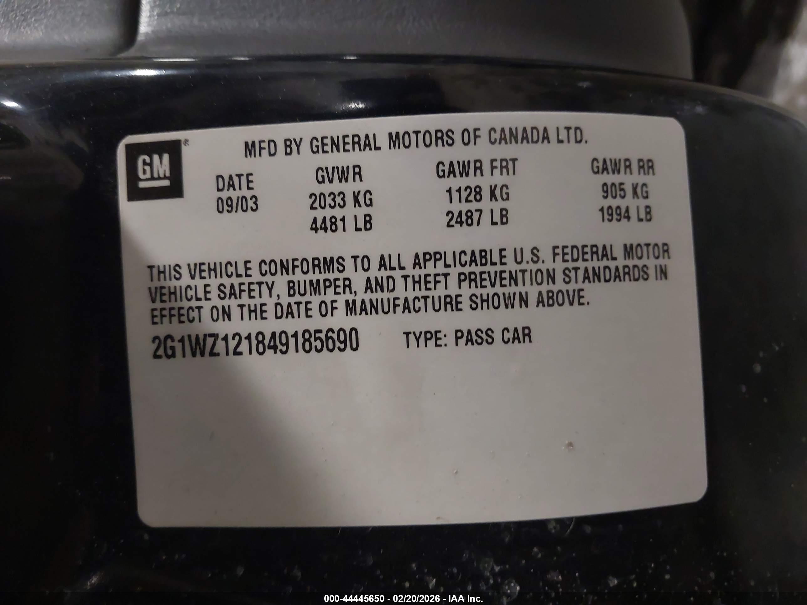 CHEVROLET MONTE image 9