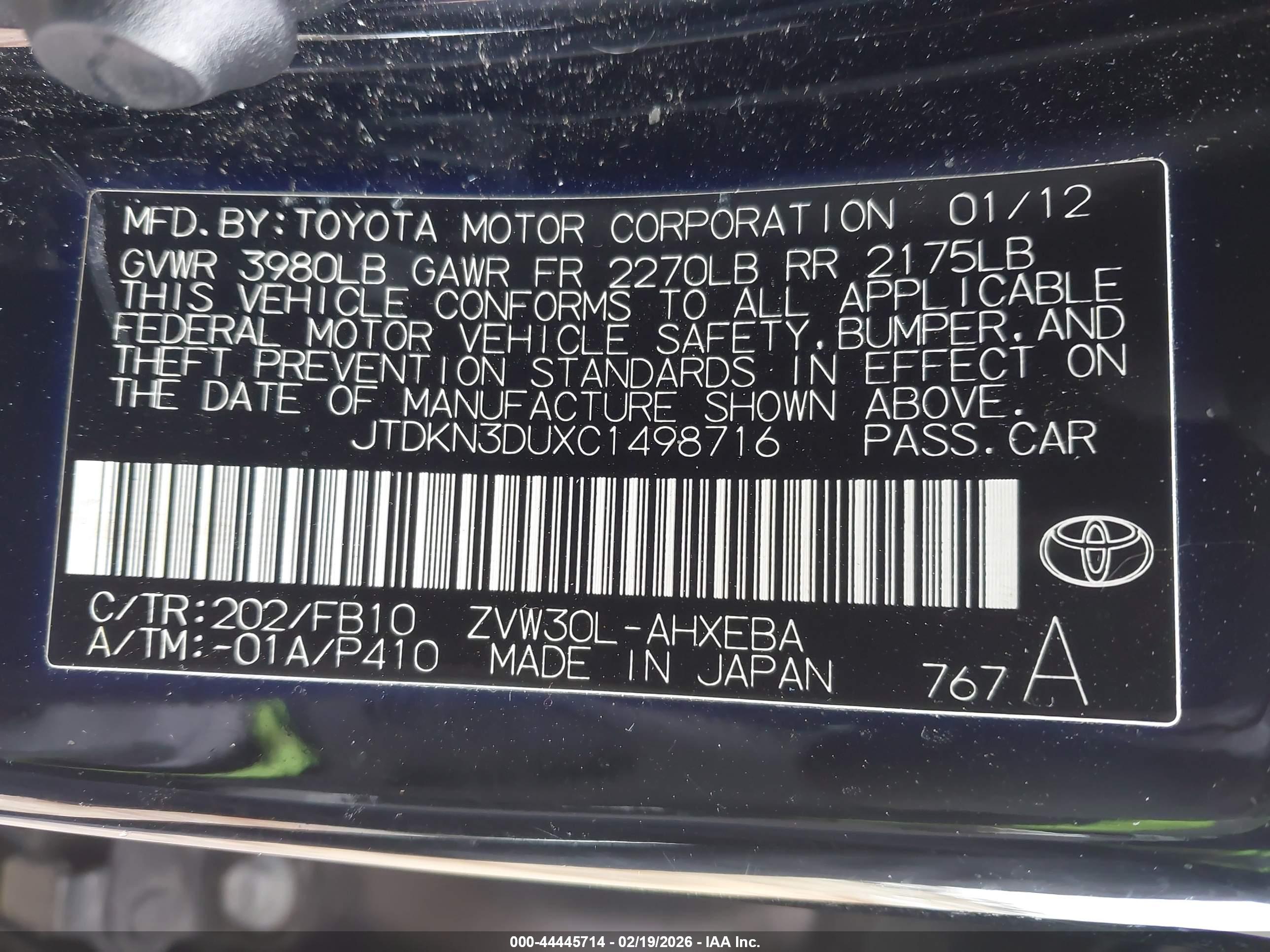 TOYOTA PRIUS image 9