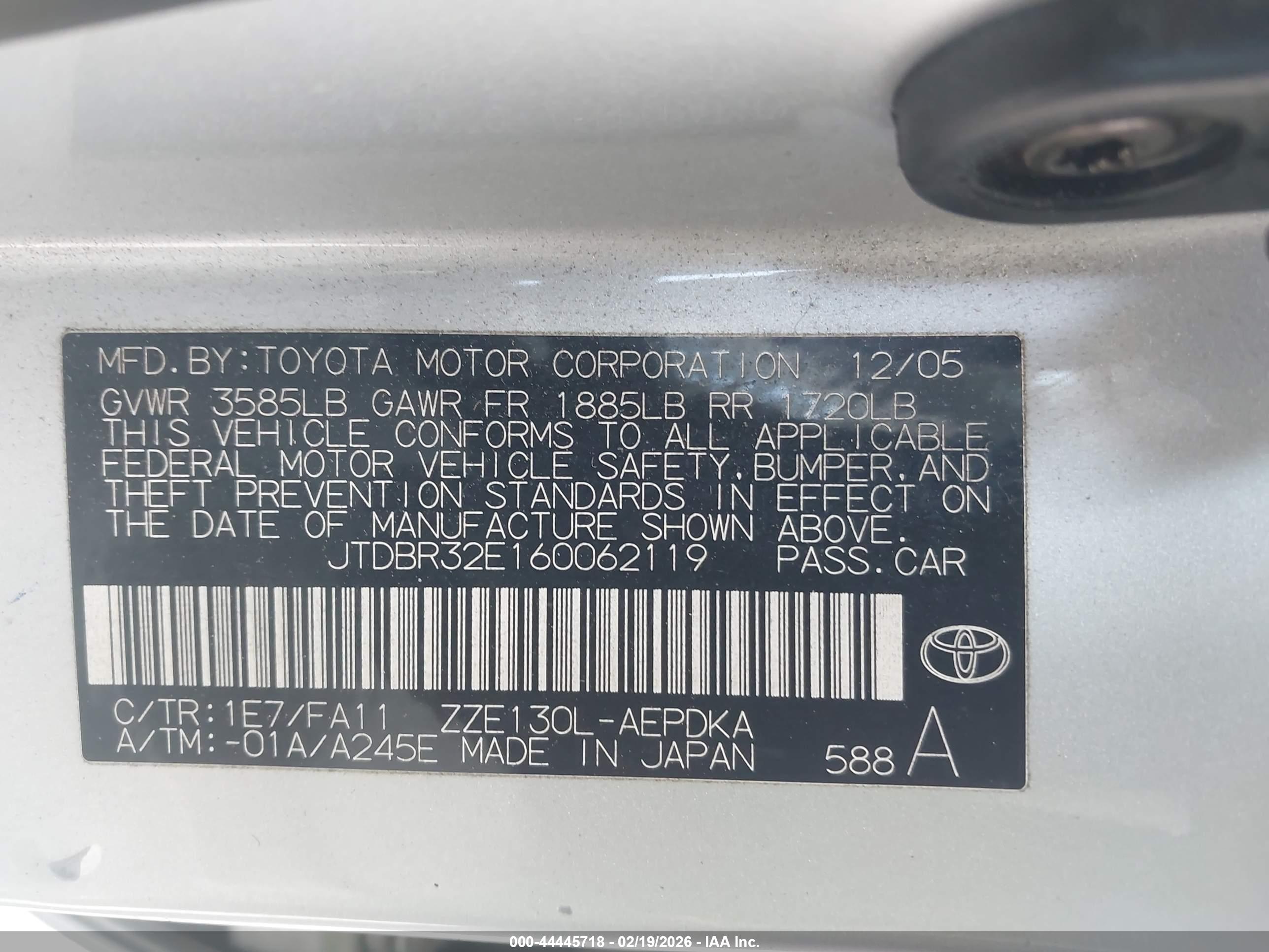 TOYOTA COROLLA image 9