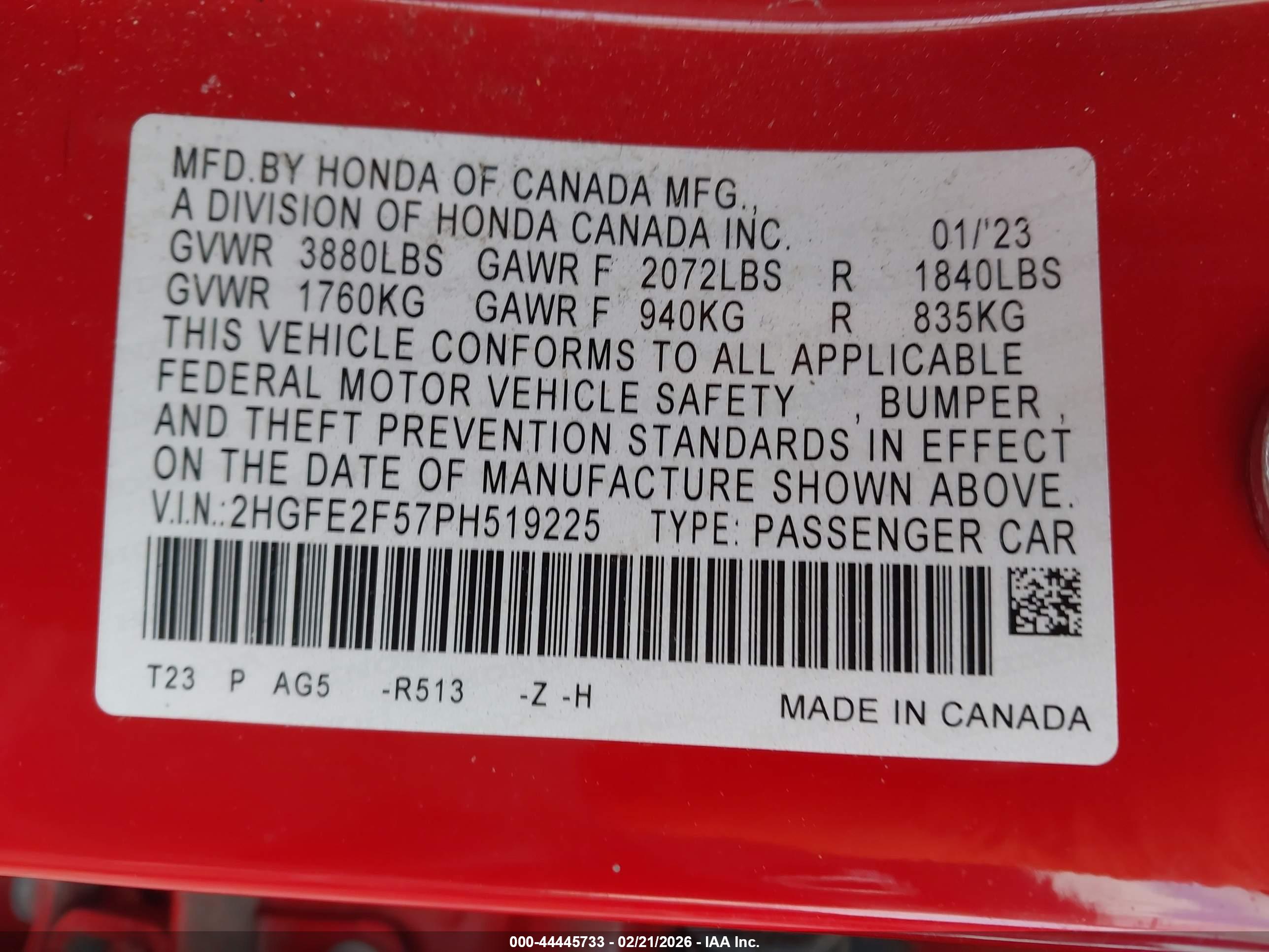 HONDA CIVIC image 9