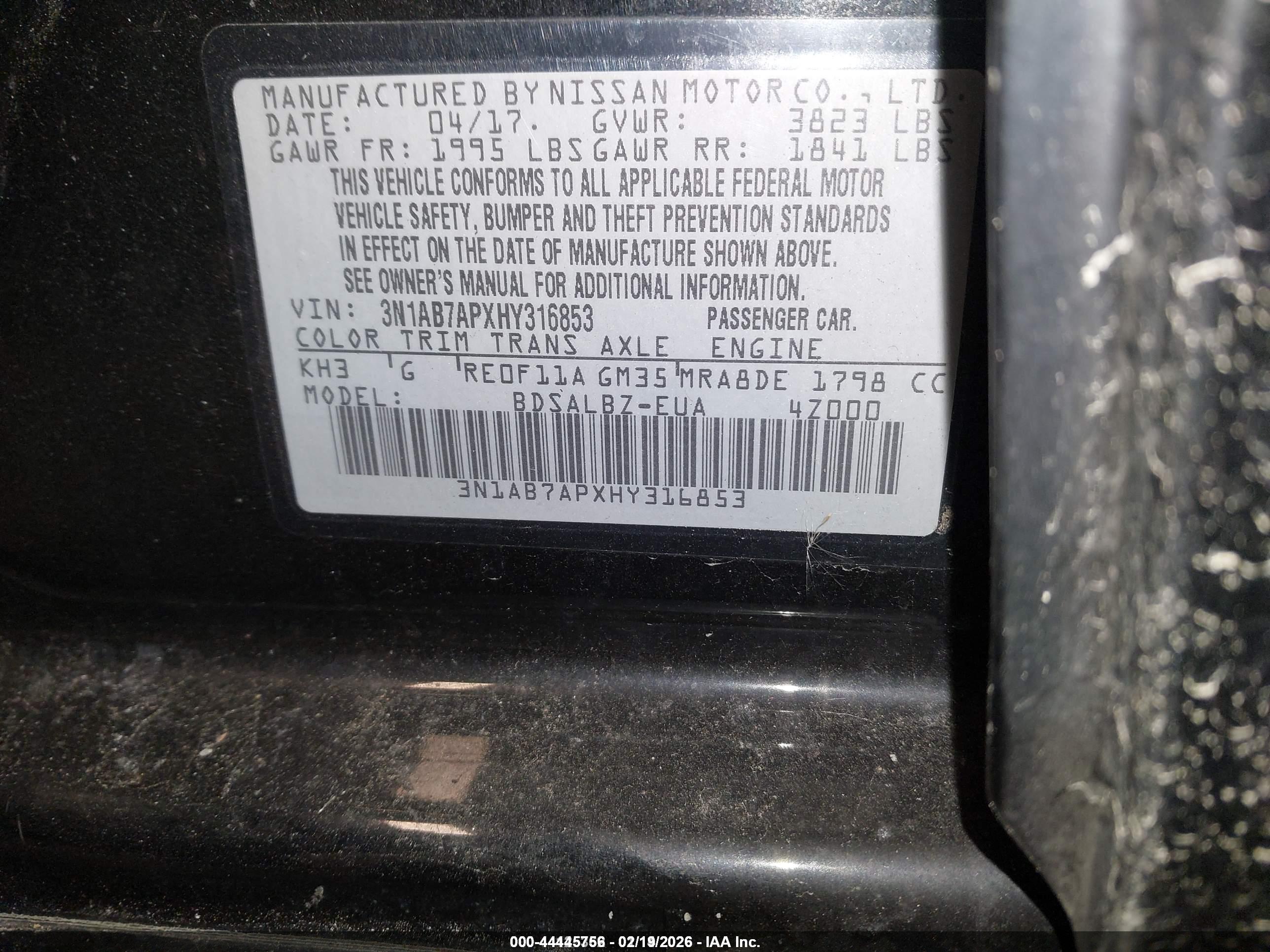 NISSAN SENTRA image 9