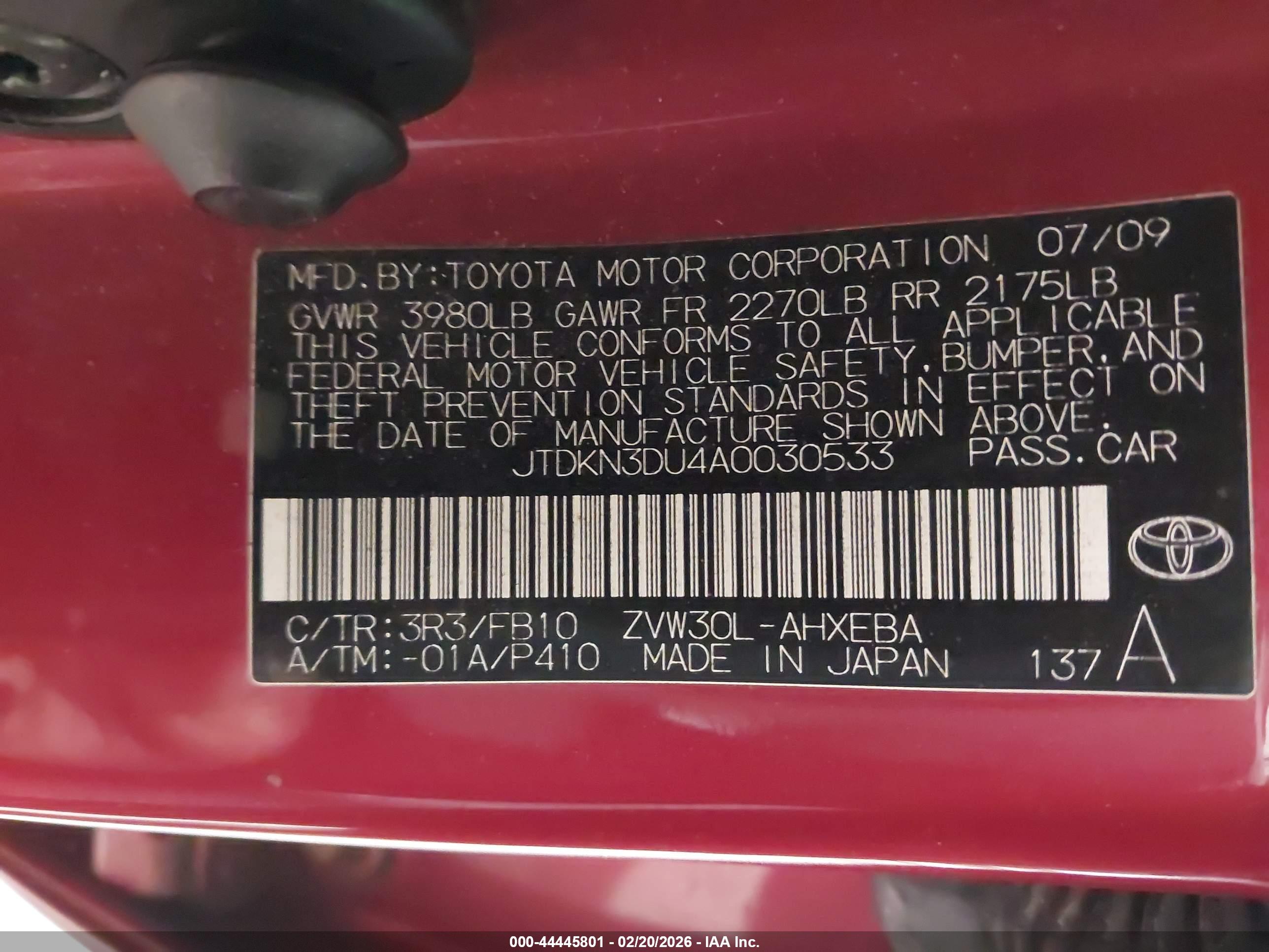 TOYOTA PRIUS image 9