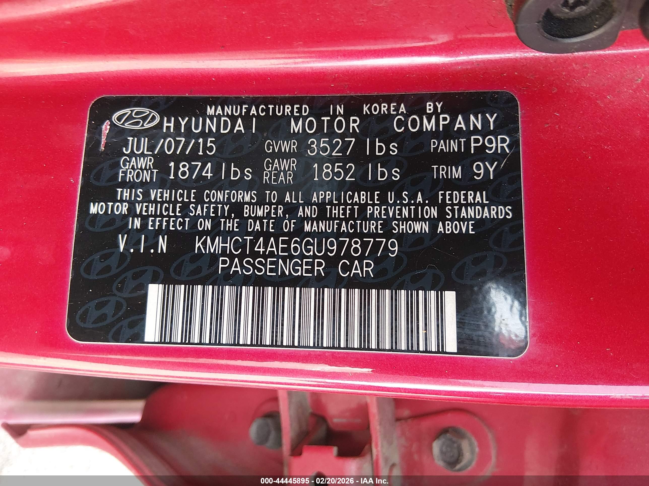 HYUNDAI ACCENT image 9