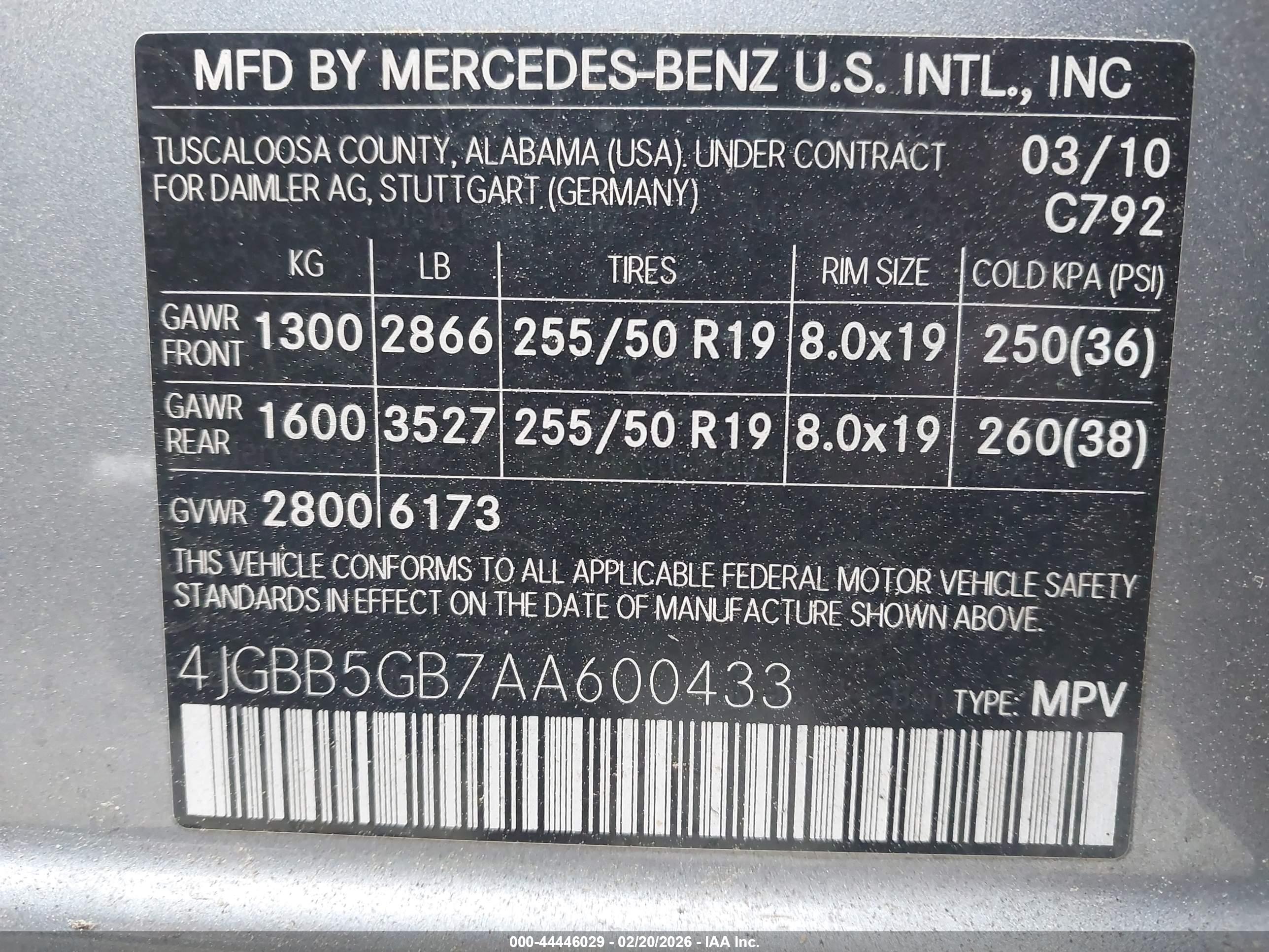 MERCEDES-BENZ ML image 9