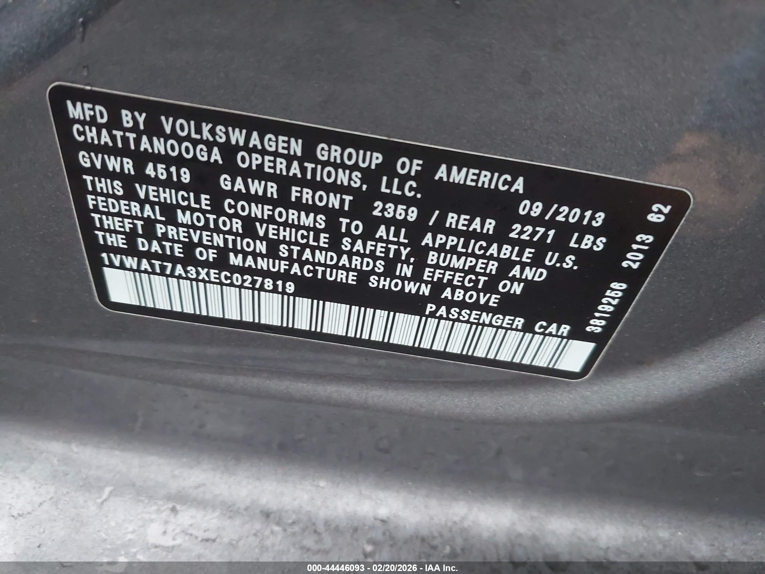 VOLKSWAGEN PASSAT image 9