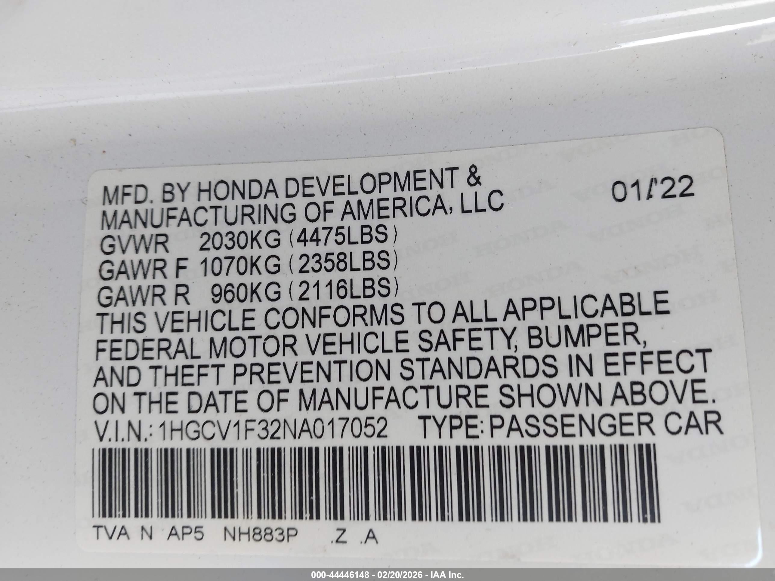 HONDA ACCORD image 9