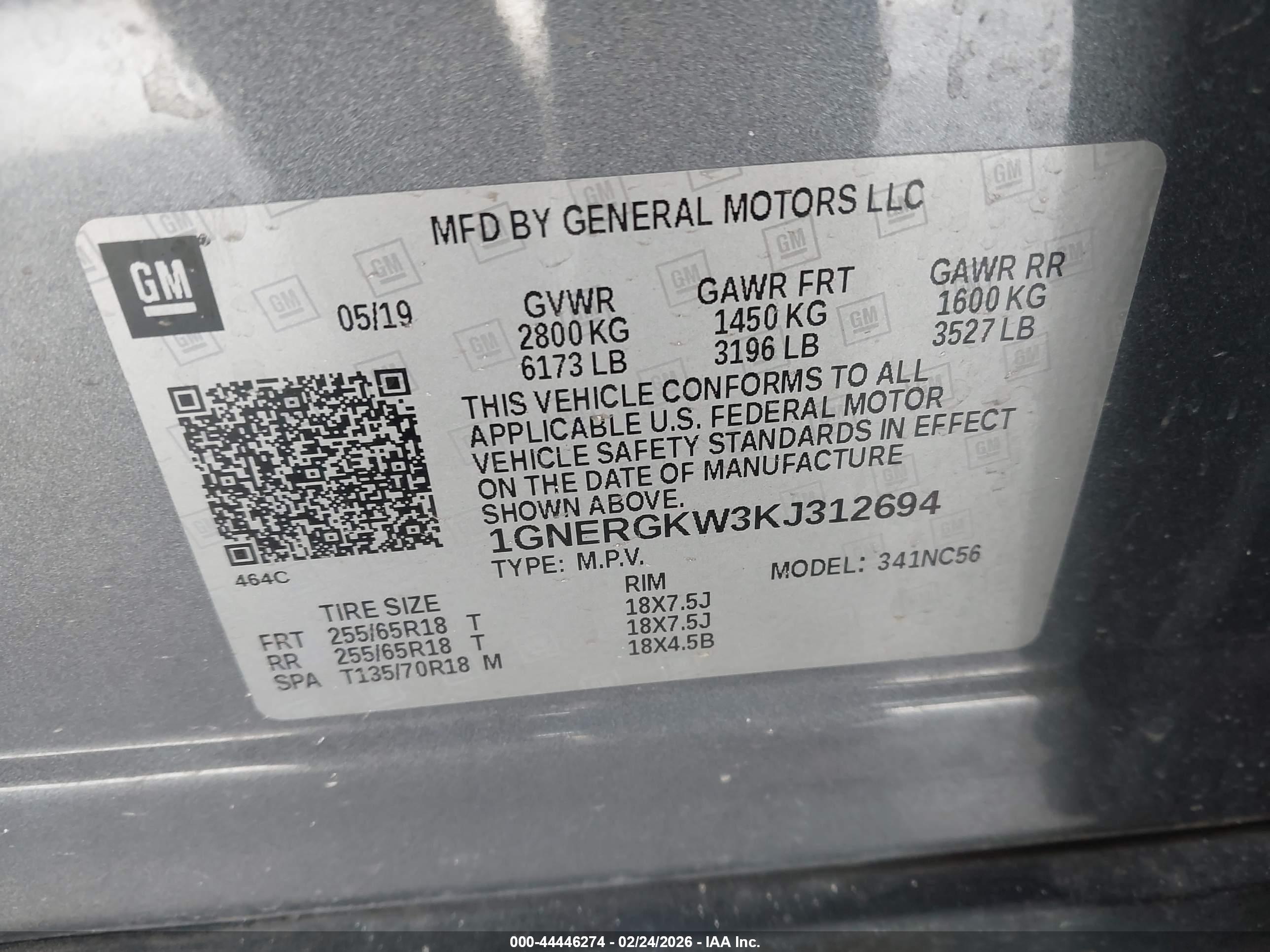CHEVROLET TRAVERSE image 9