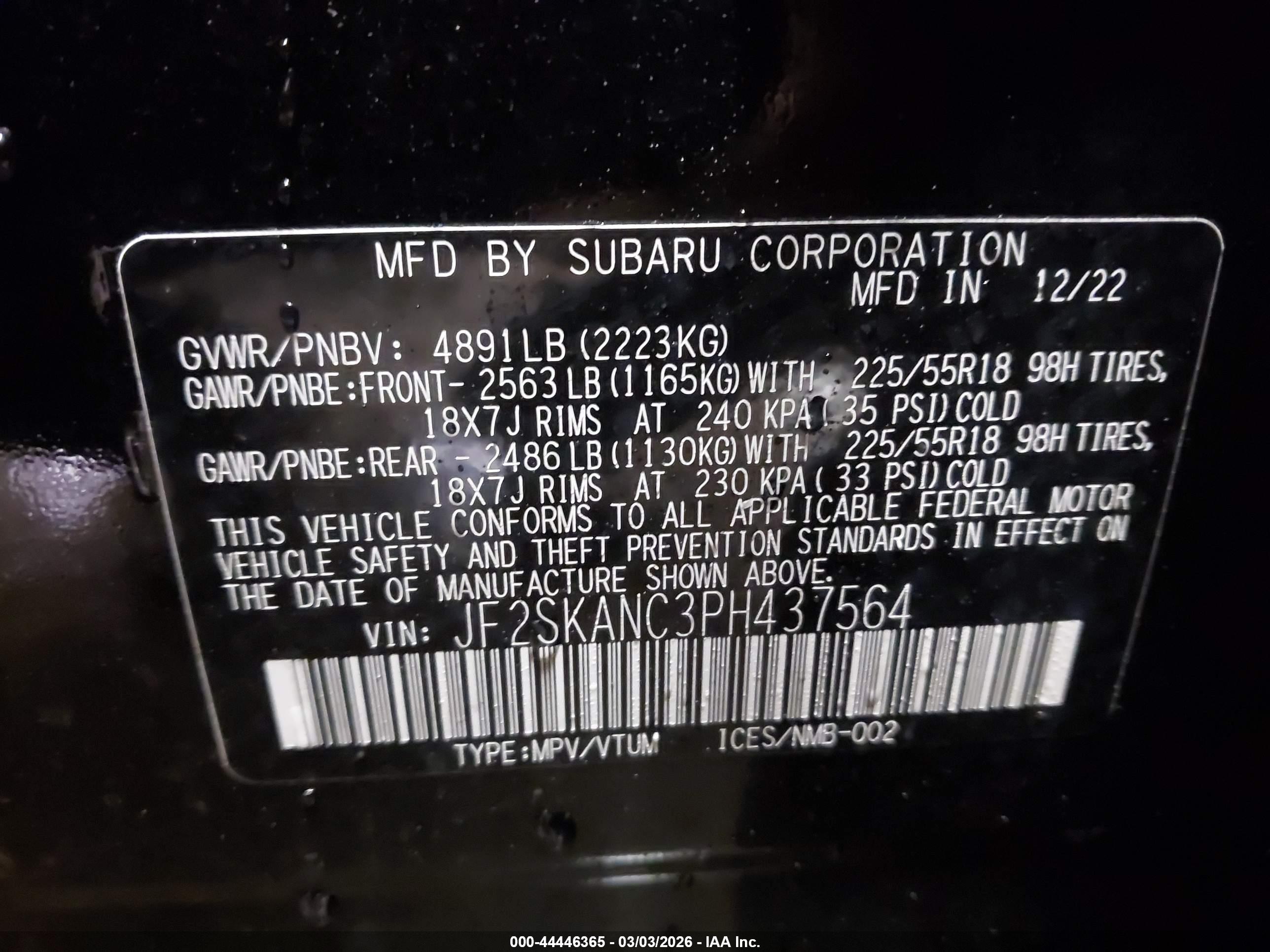 SUBARU FORESTER image 9