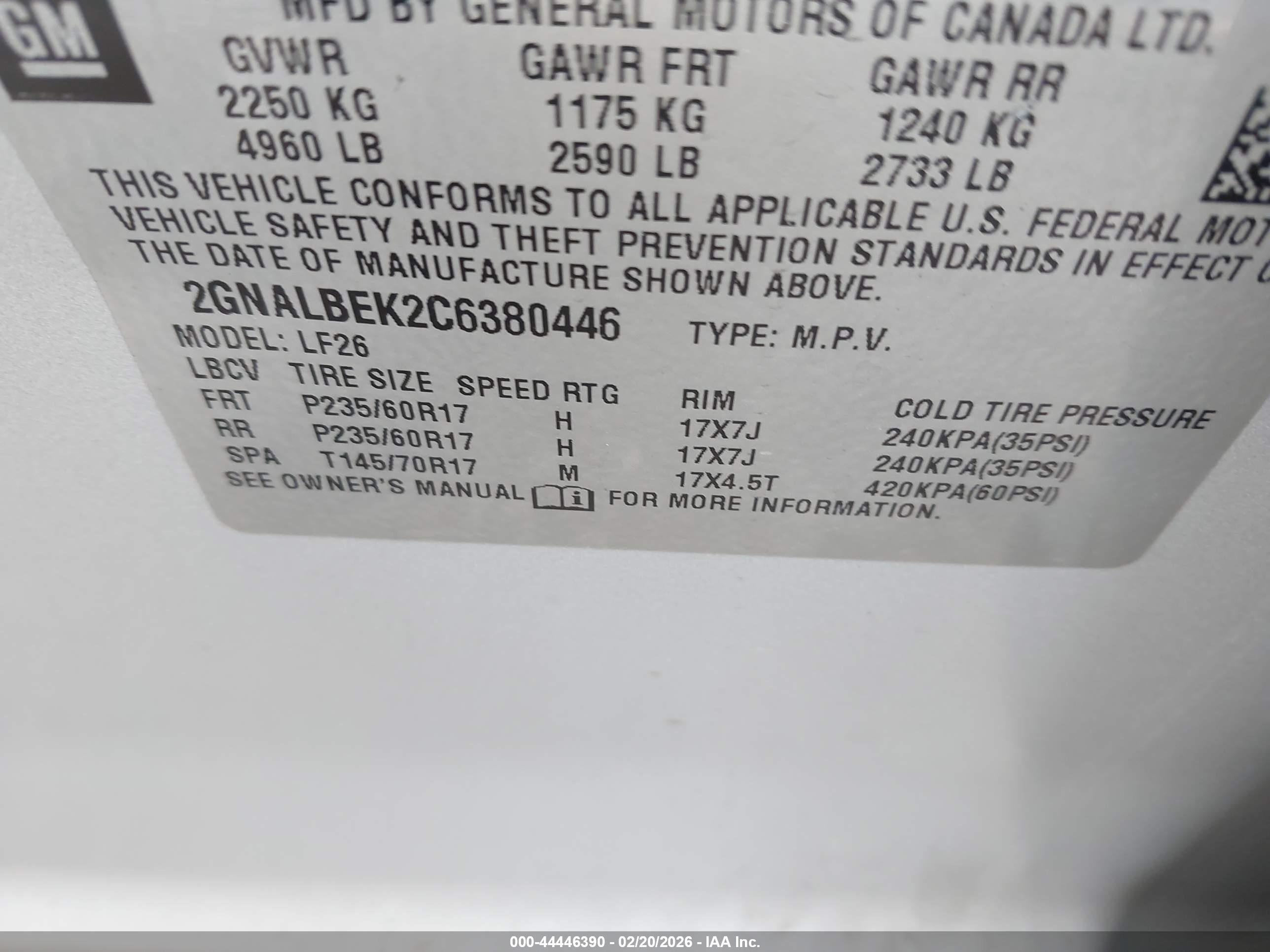 CHEVROLET EQUINOX image 9