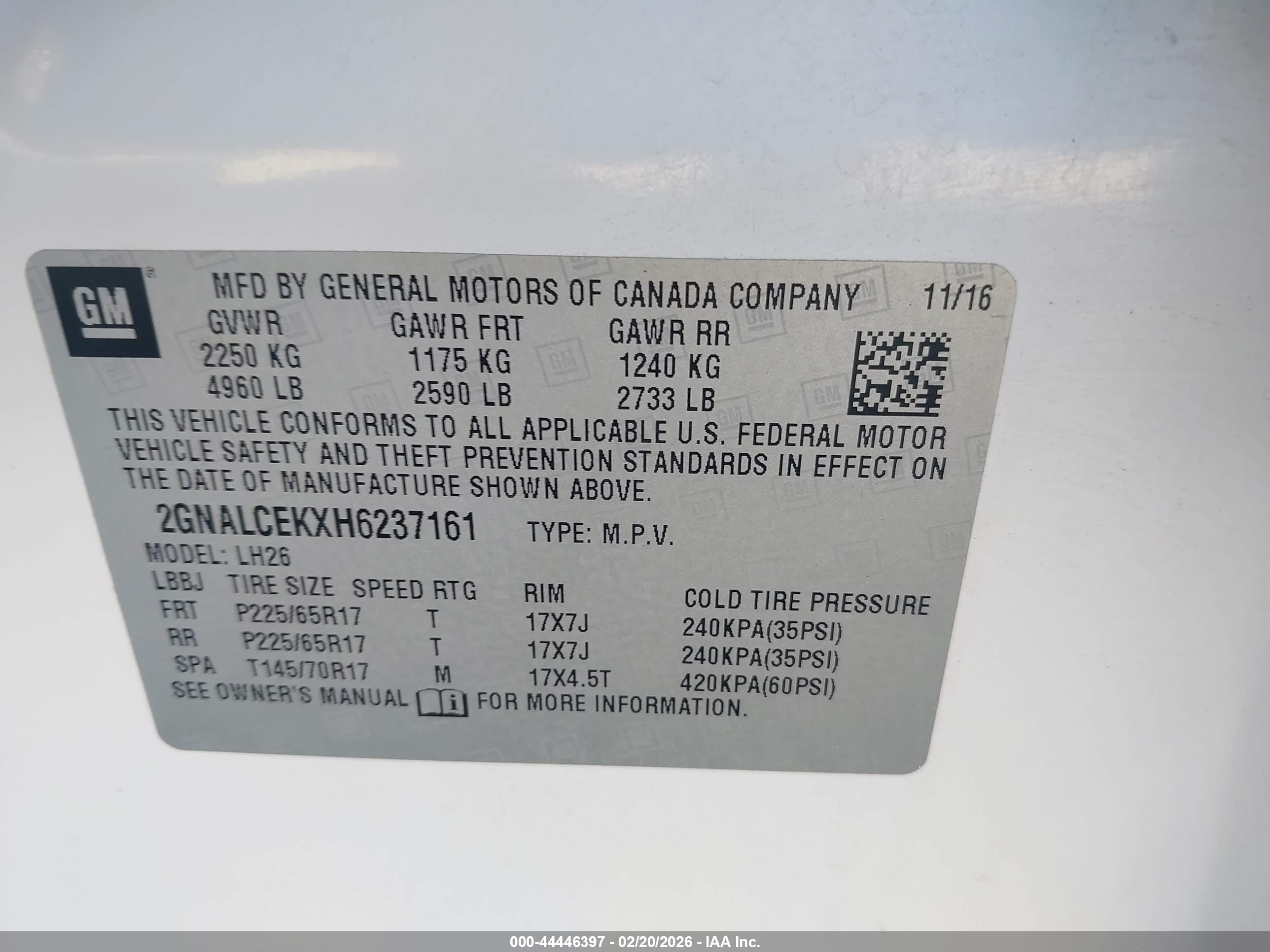 CHEVROLET EQUINOX image 9