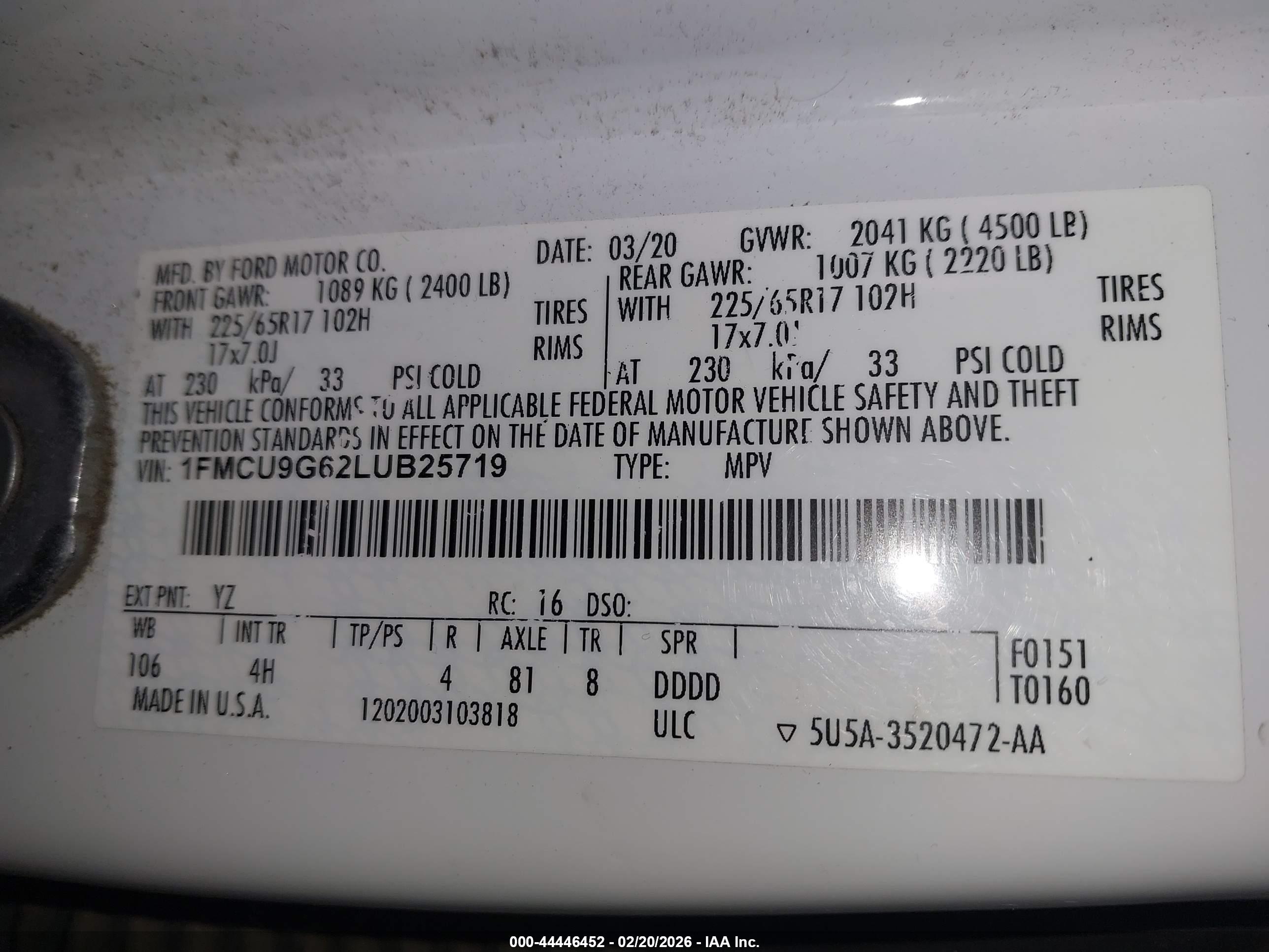 FORD ESCAPE image 9