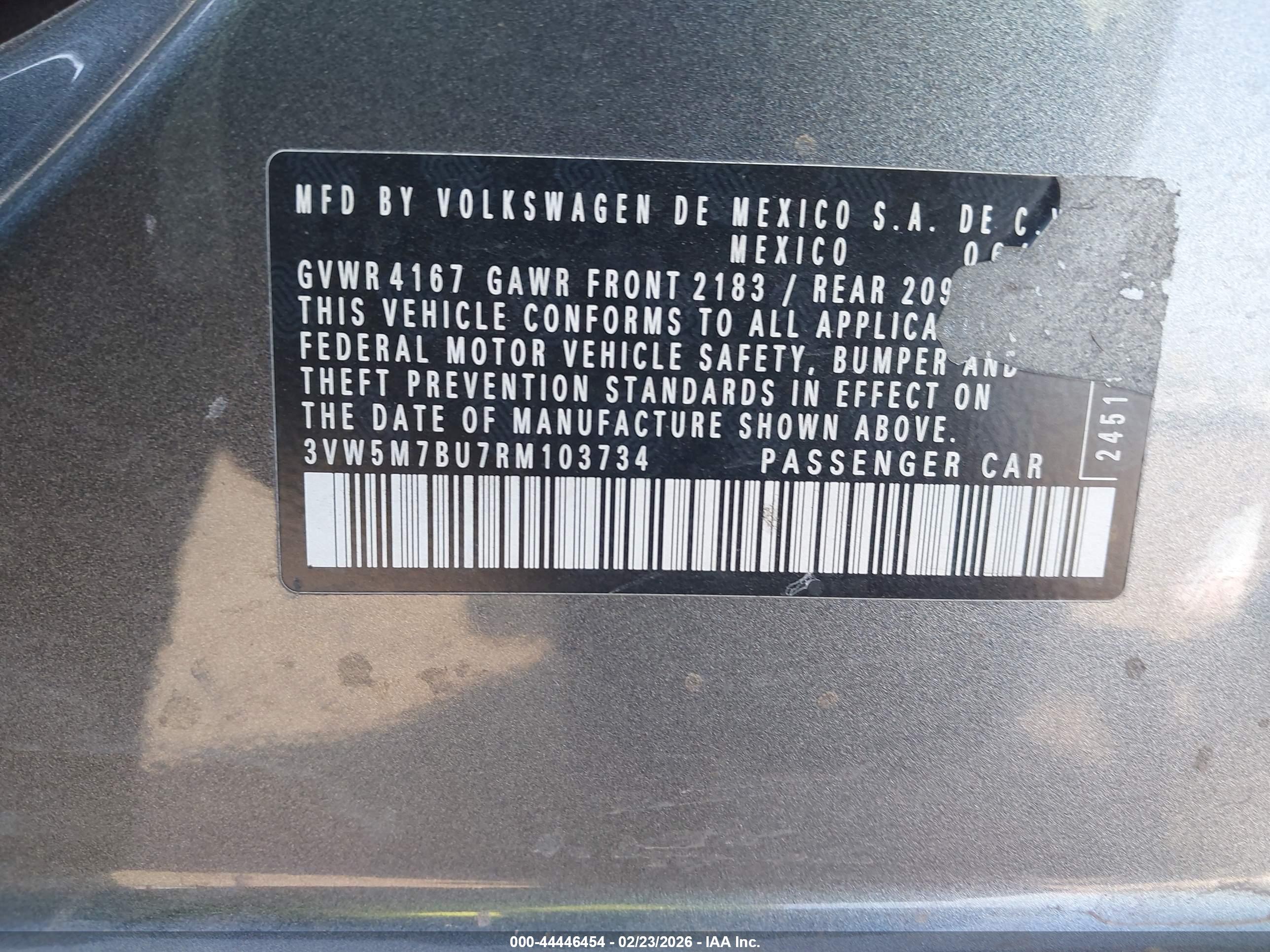 VOLKSWAGEN JETTA image 9