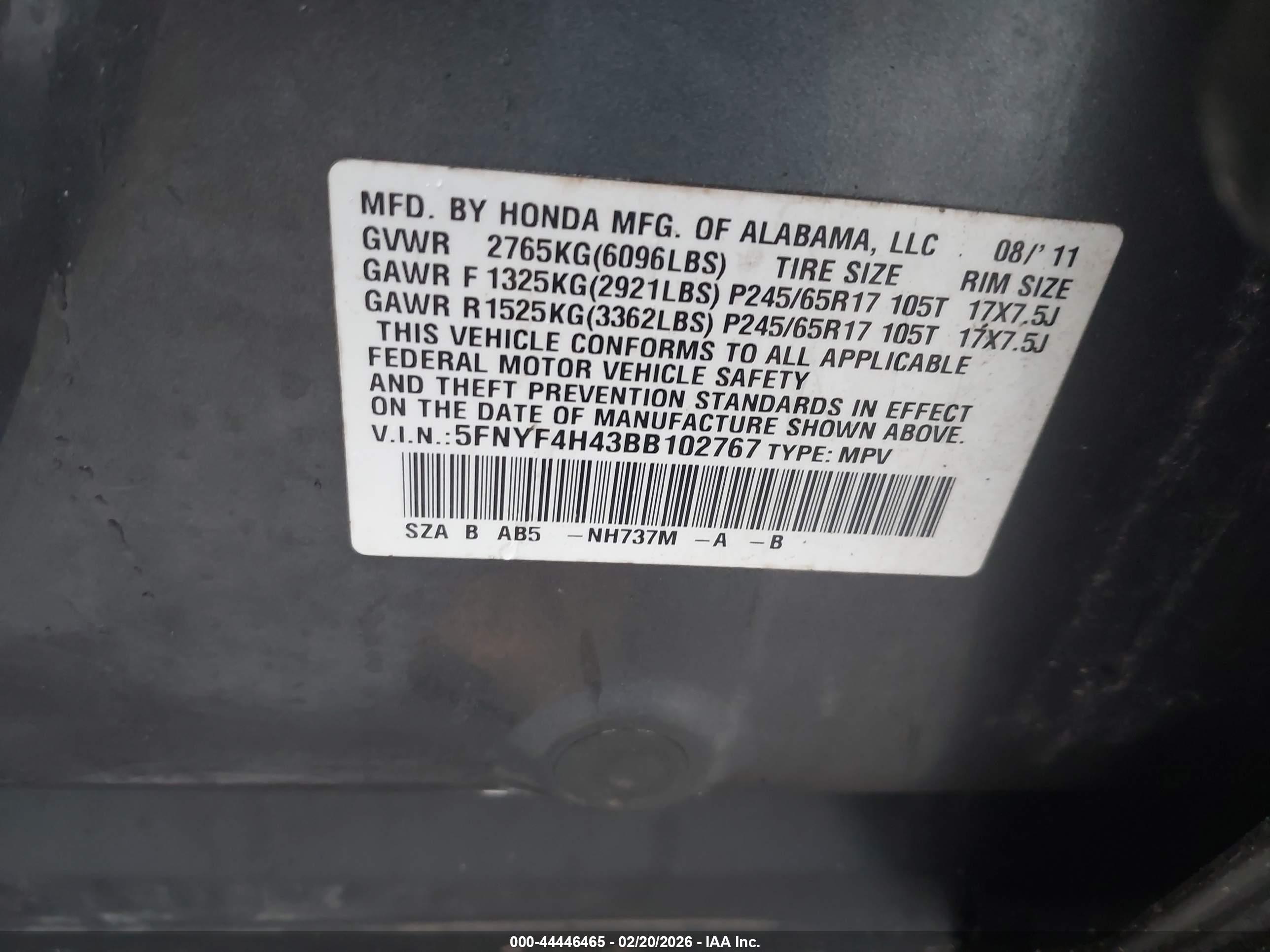HONDA PILOT image 9