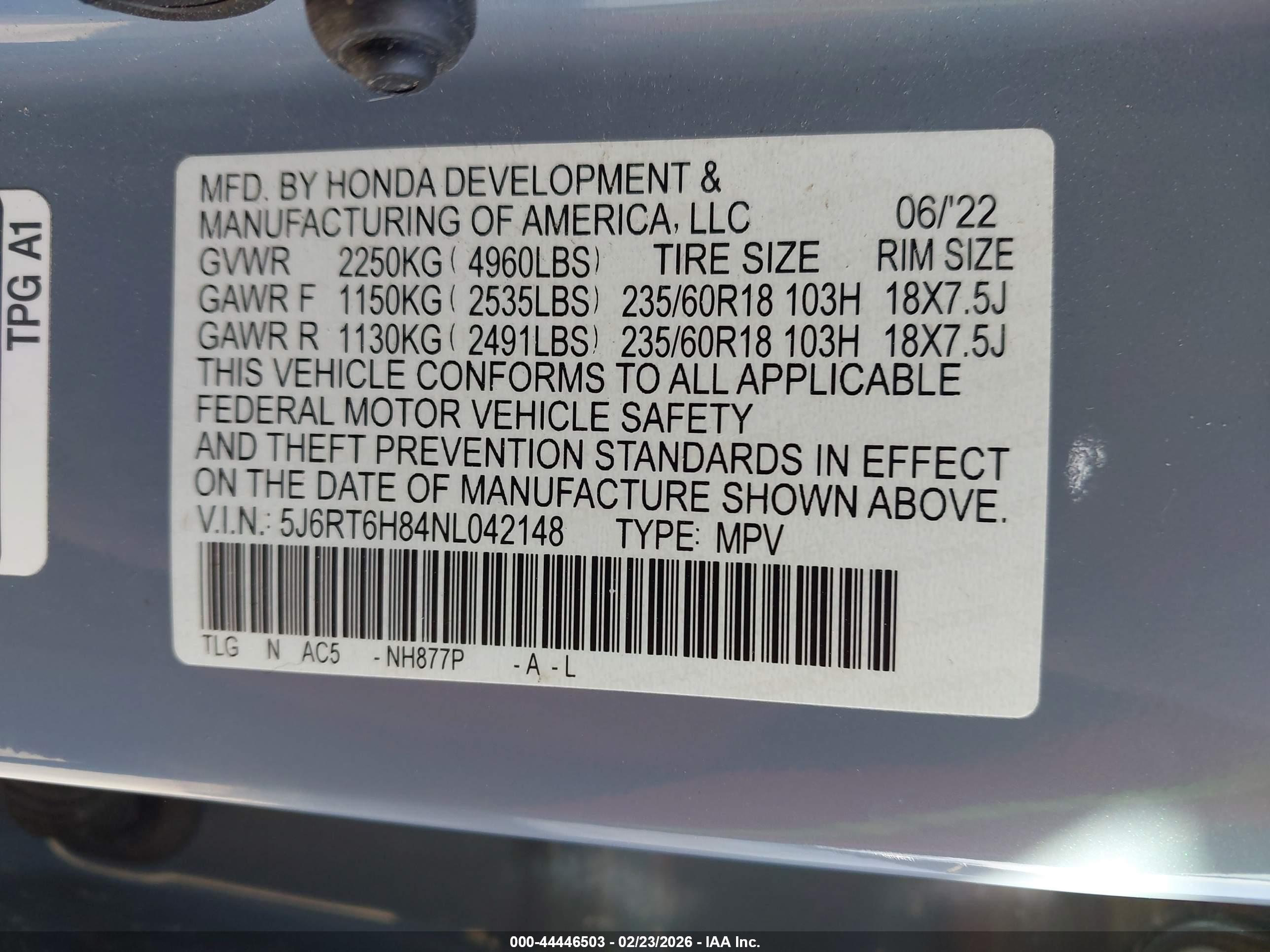 HONDA CR-V image 9
