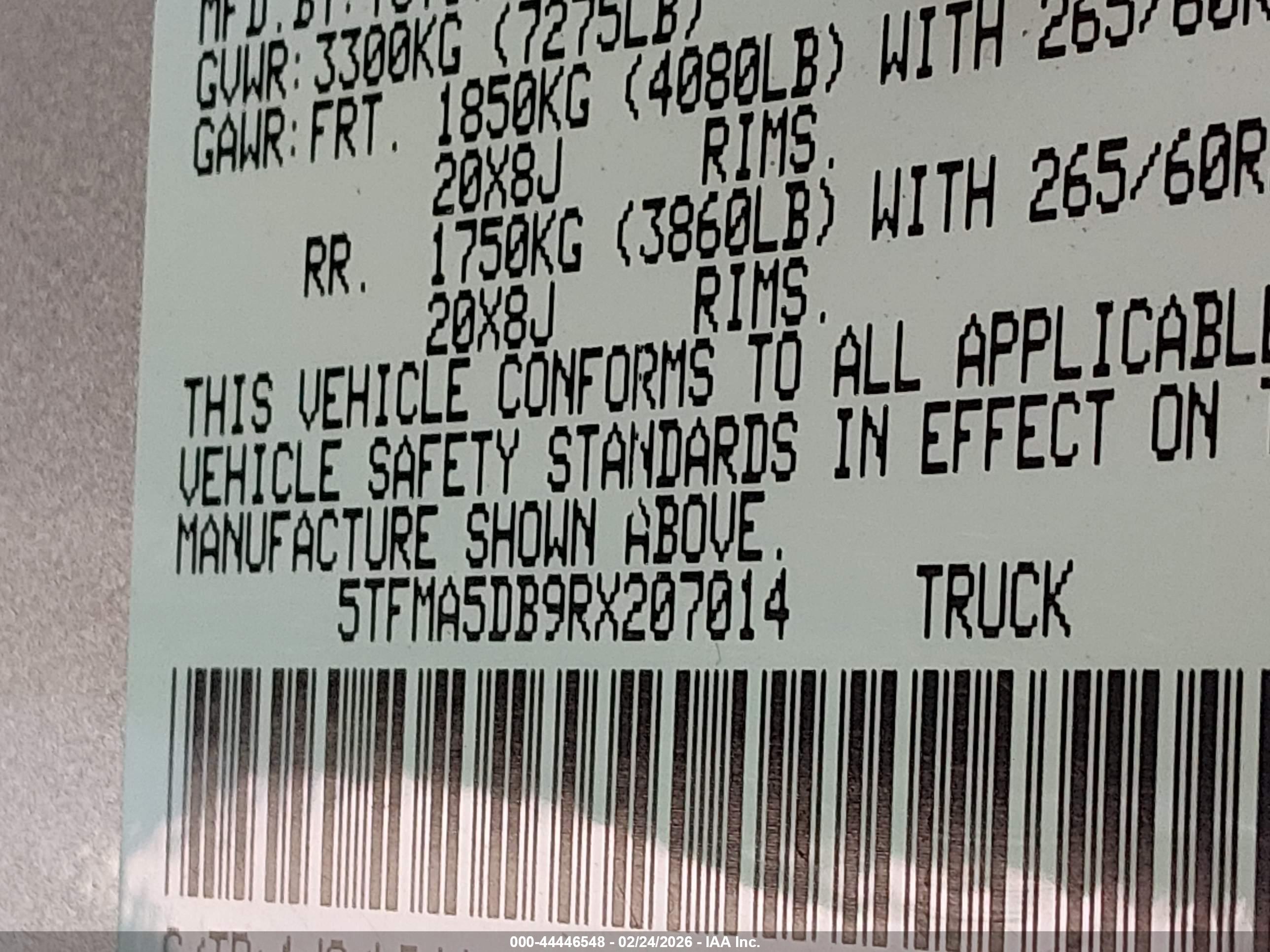 TOYOTA TUNDRA image 9