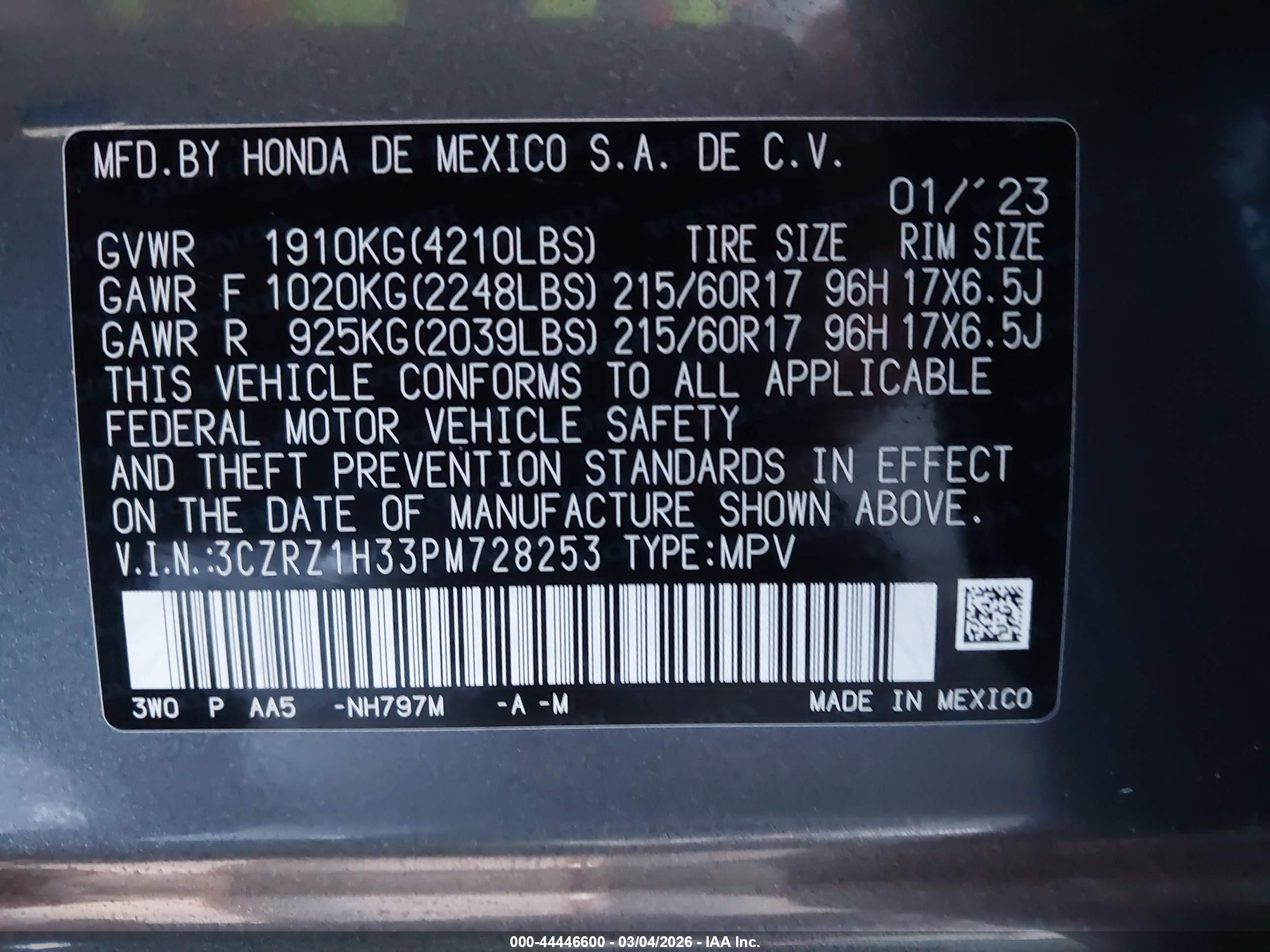HONDA HR-V image 9