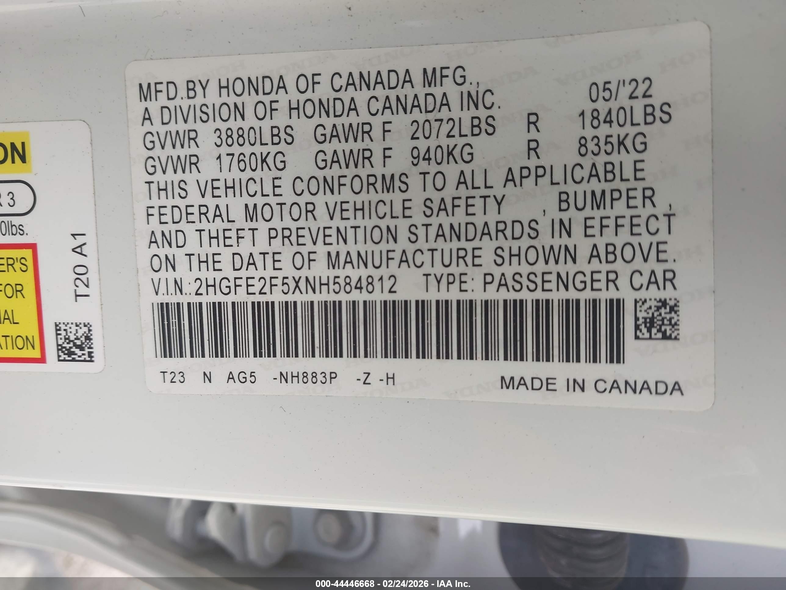 HONDA CIVIC image 9
