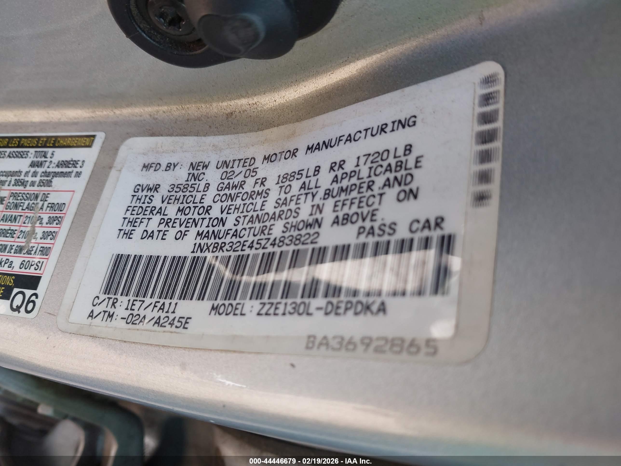 TOYOTA COROLLA image 9