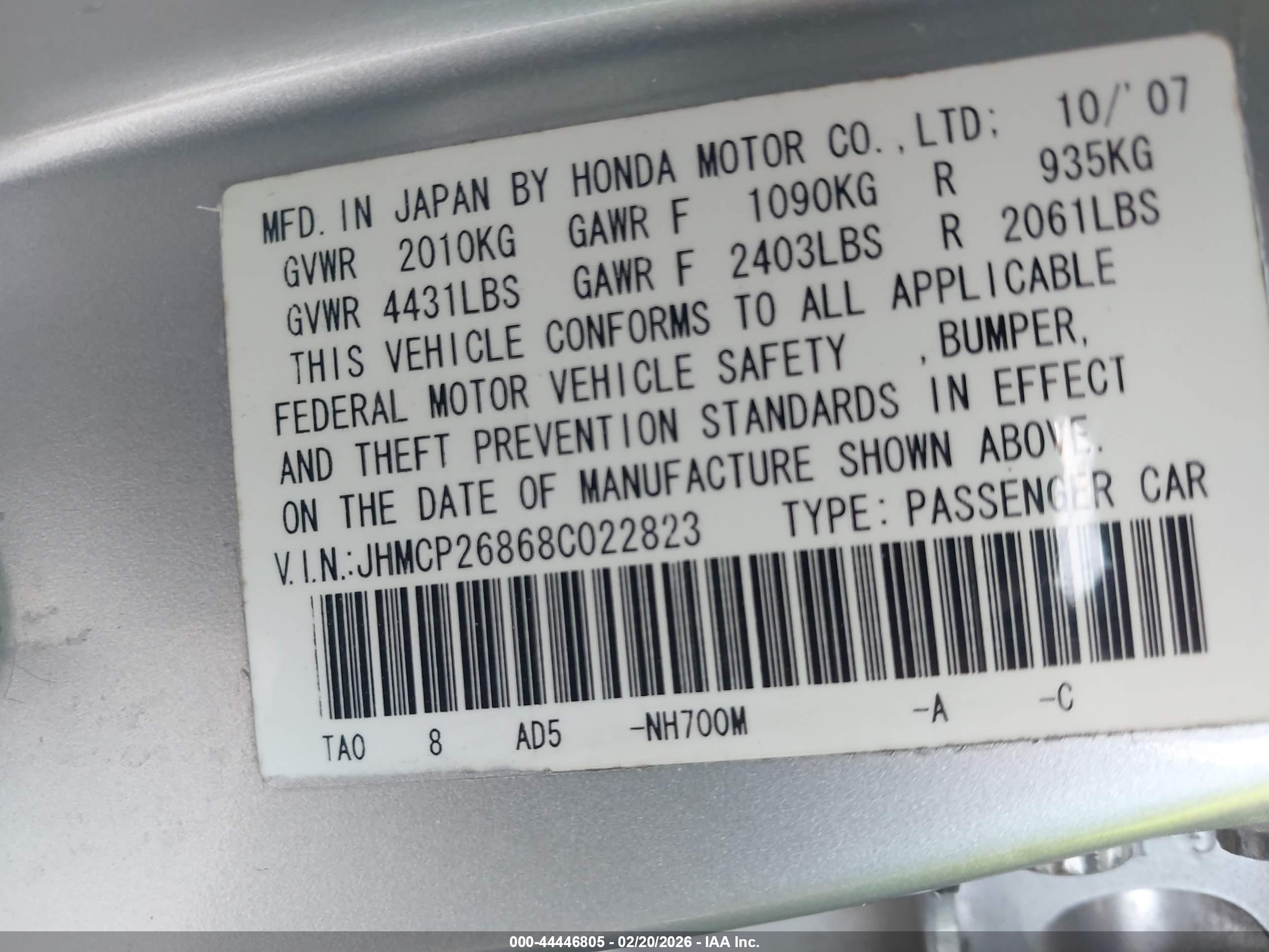 HONDA ACCORD image 9