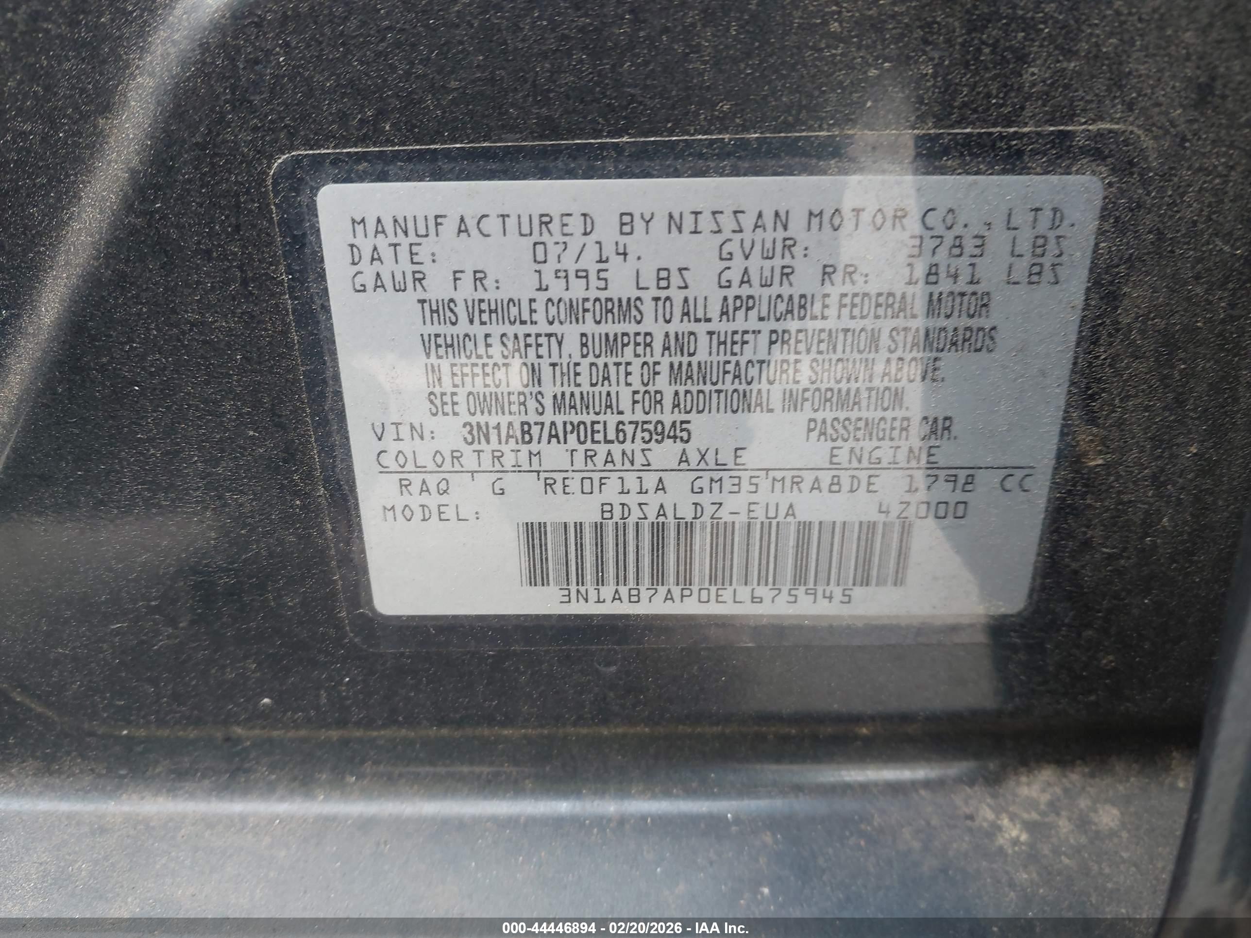 NISSAN SENTRA image 9