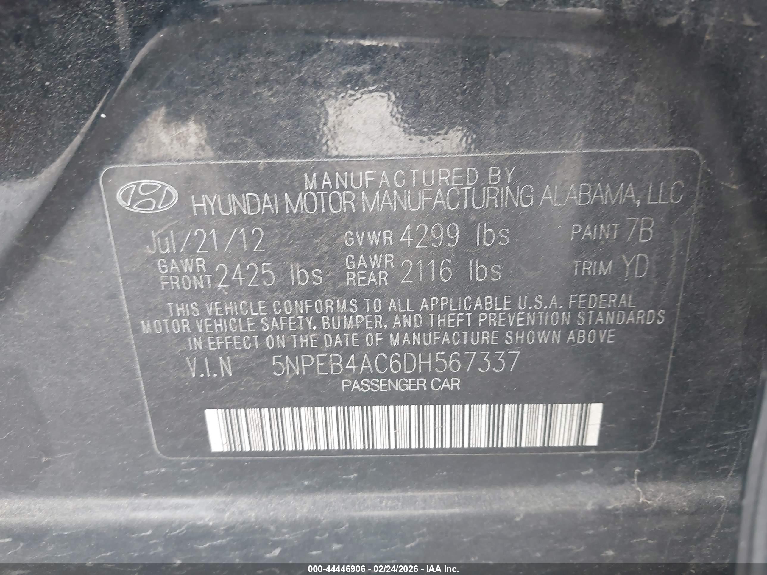HYUNDAI SONATA image 9