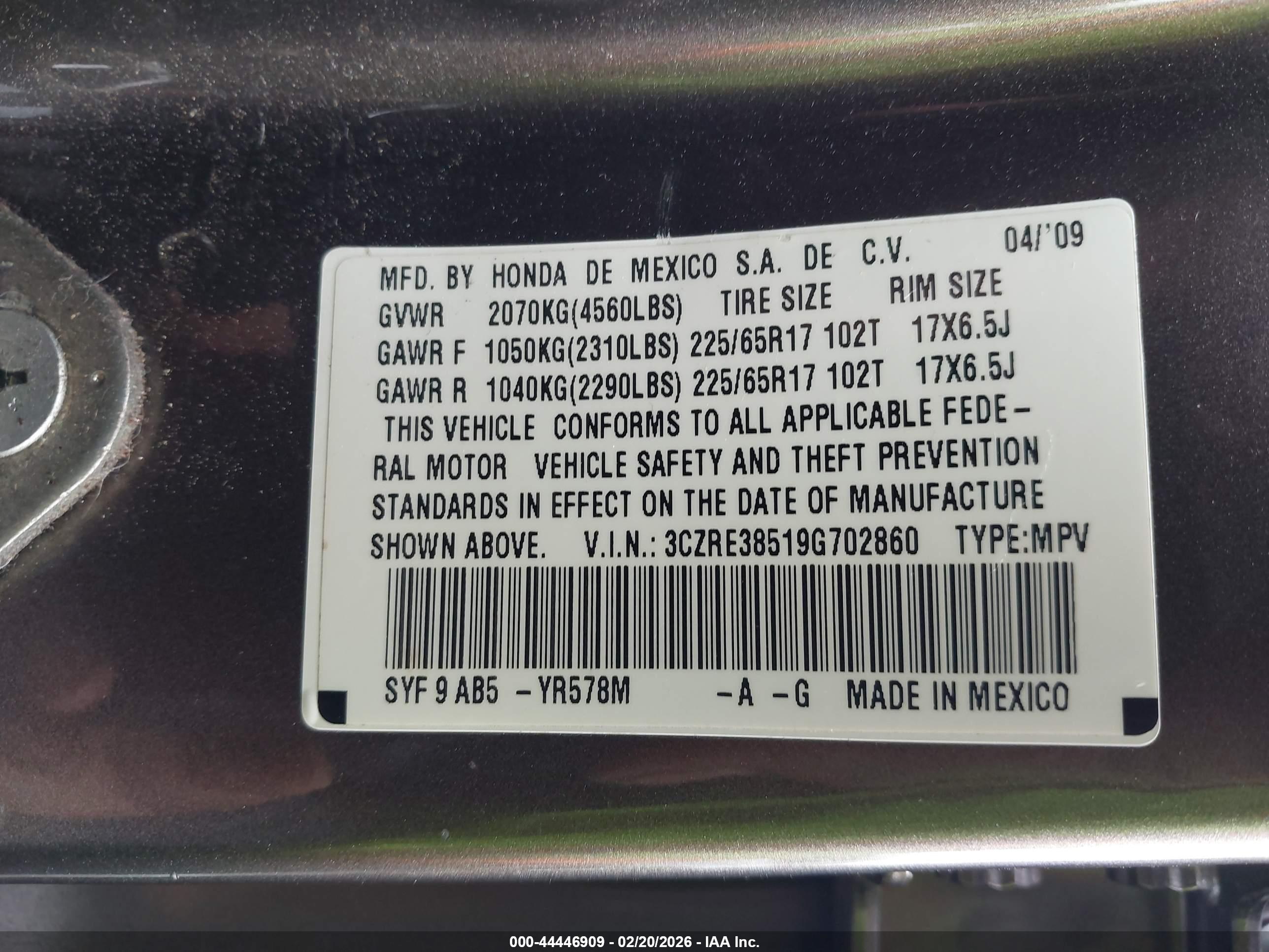 HONDA CR-V image 9