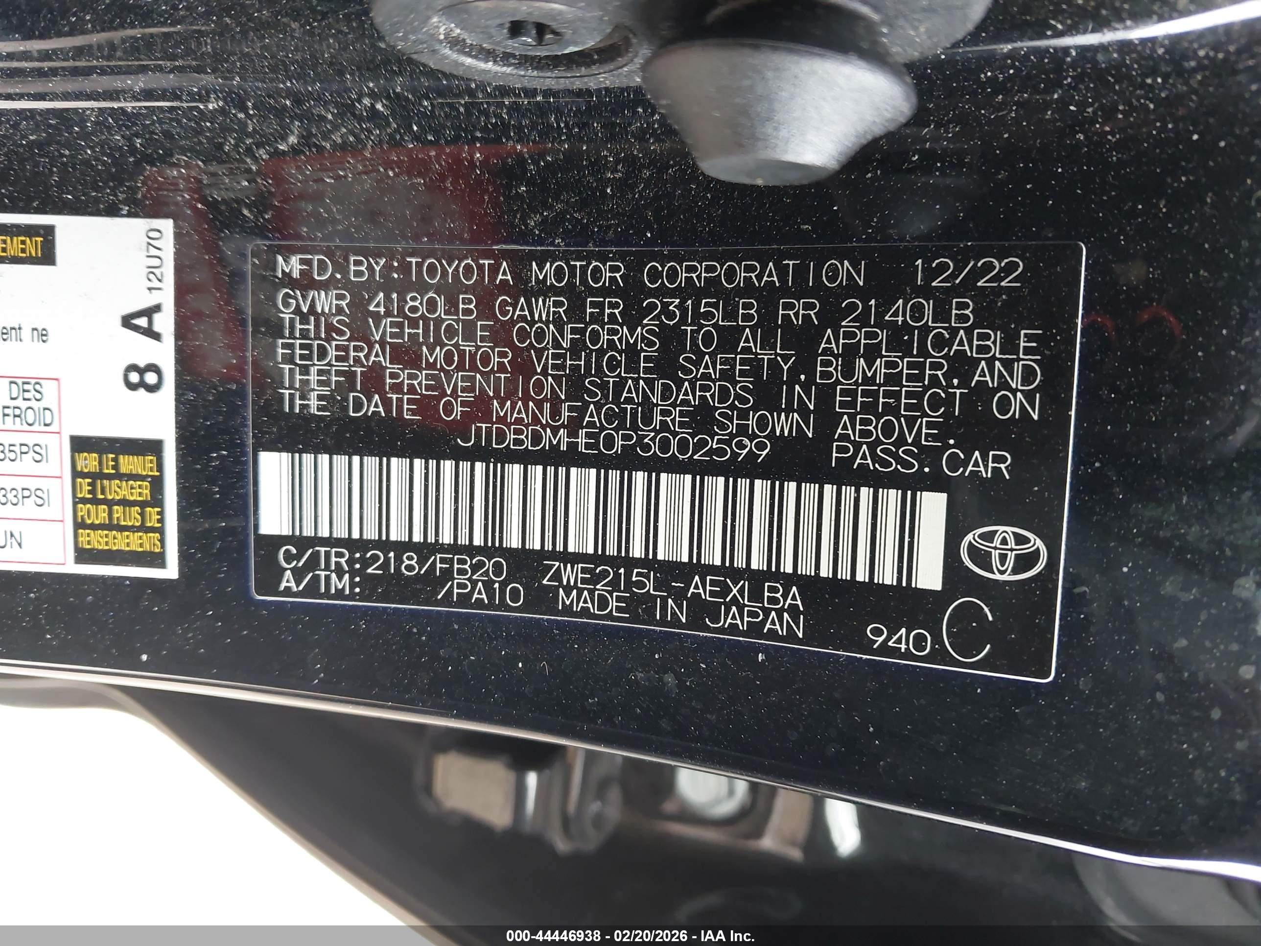 TOYOTA COROLLA image 9