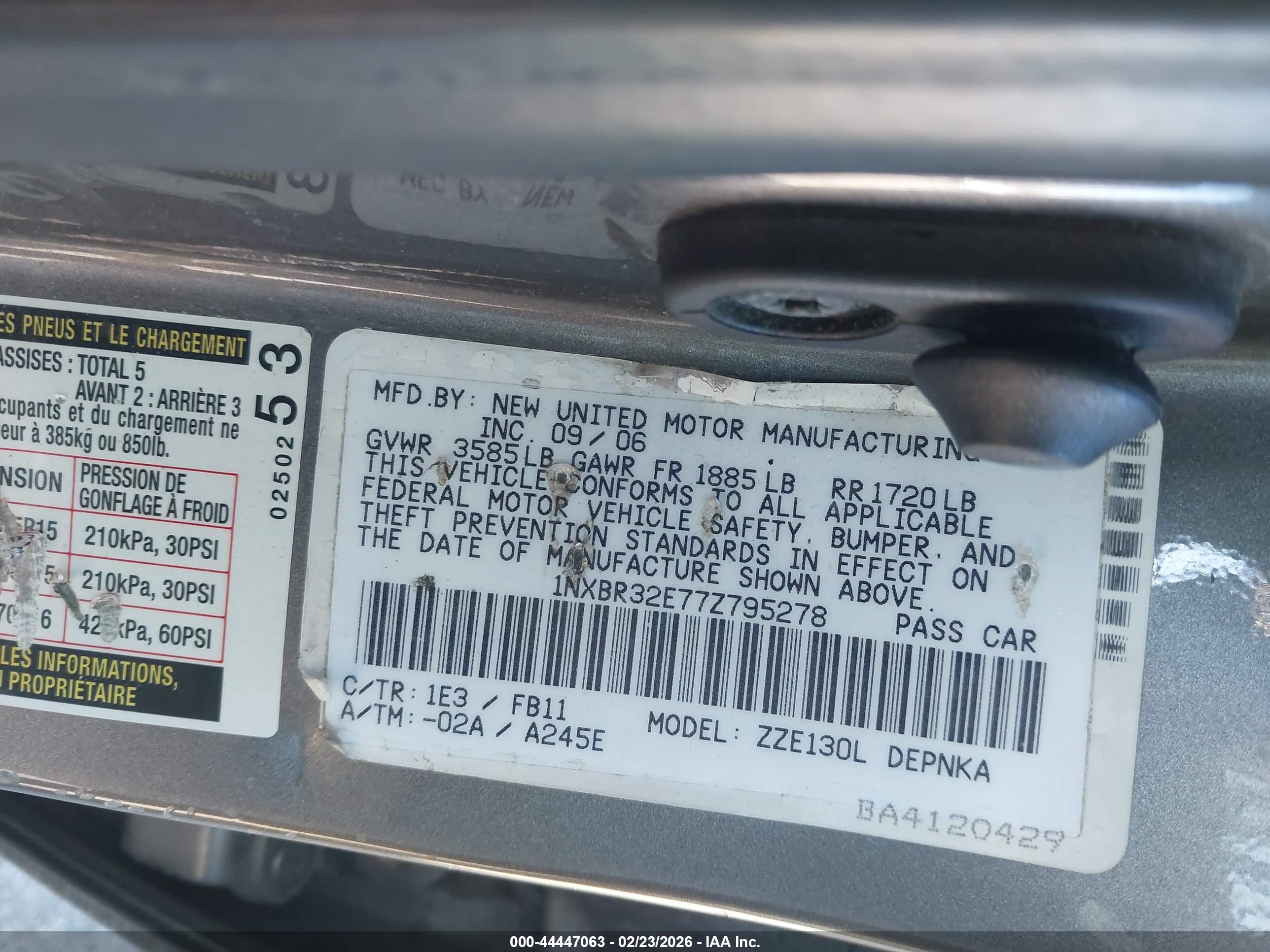 TOYOTA COROLLA image 9