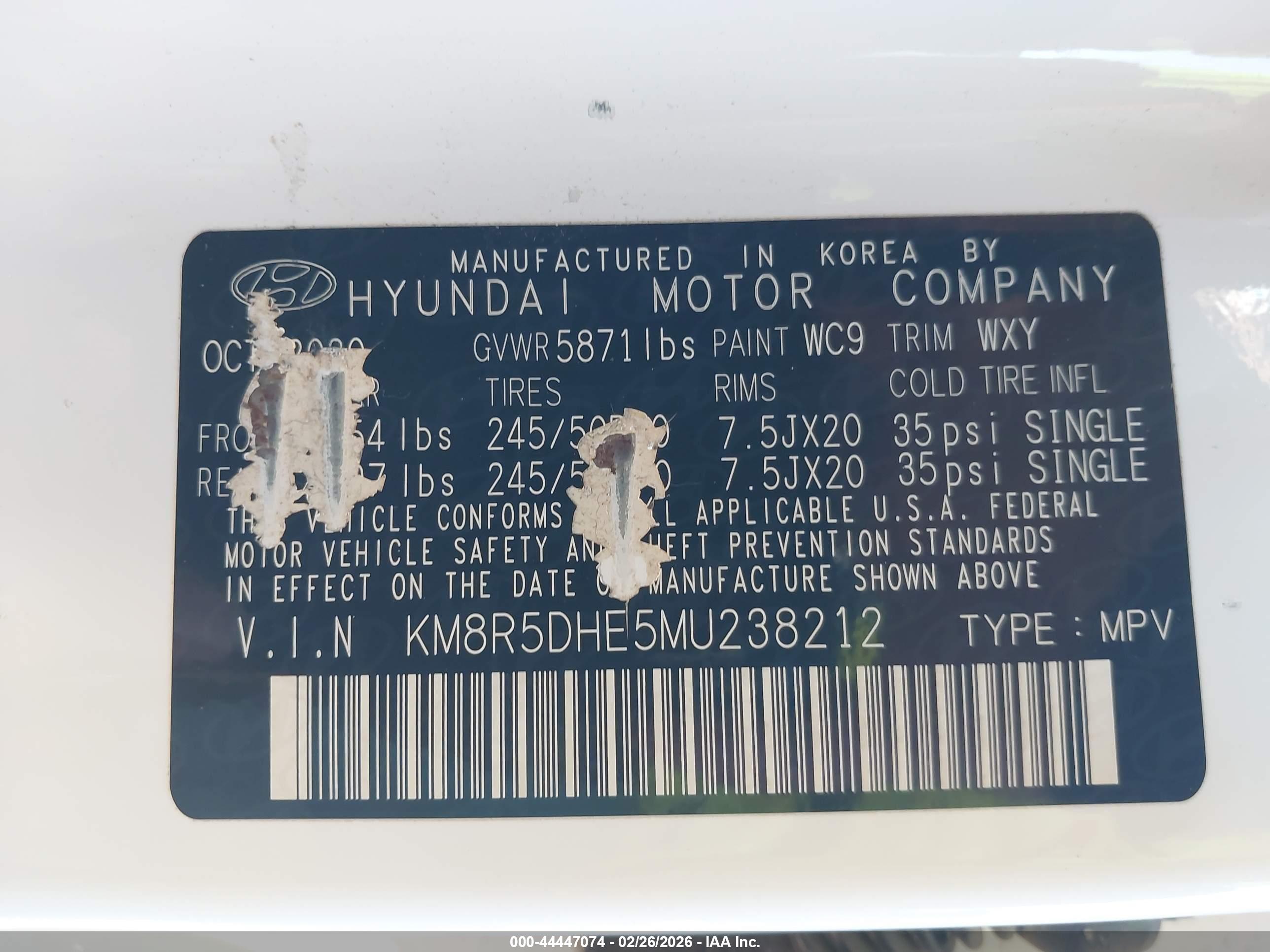 HYUNDAI PALISADE image 9