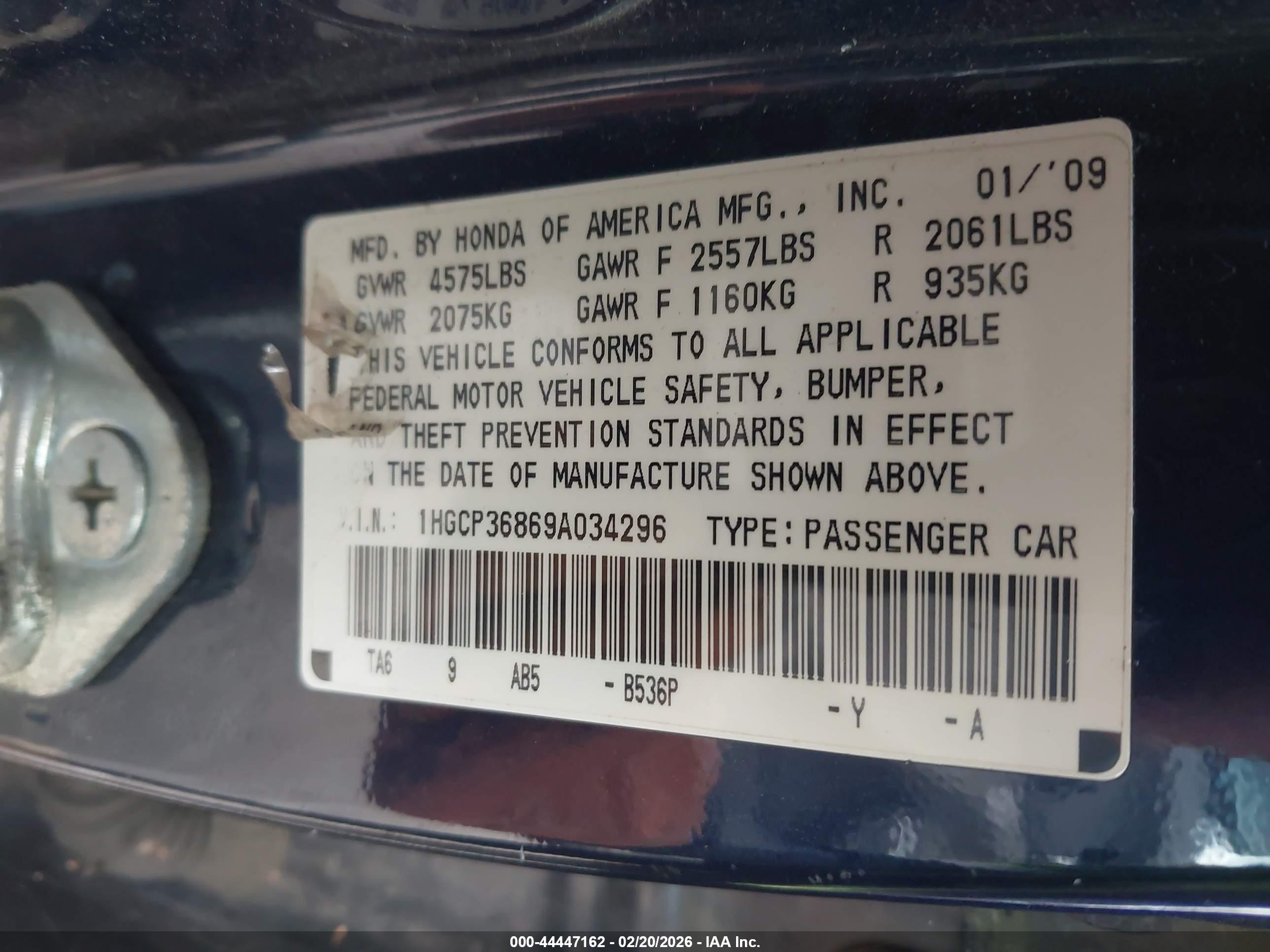 HONDA ACCORD image 9