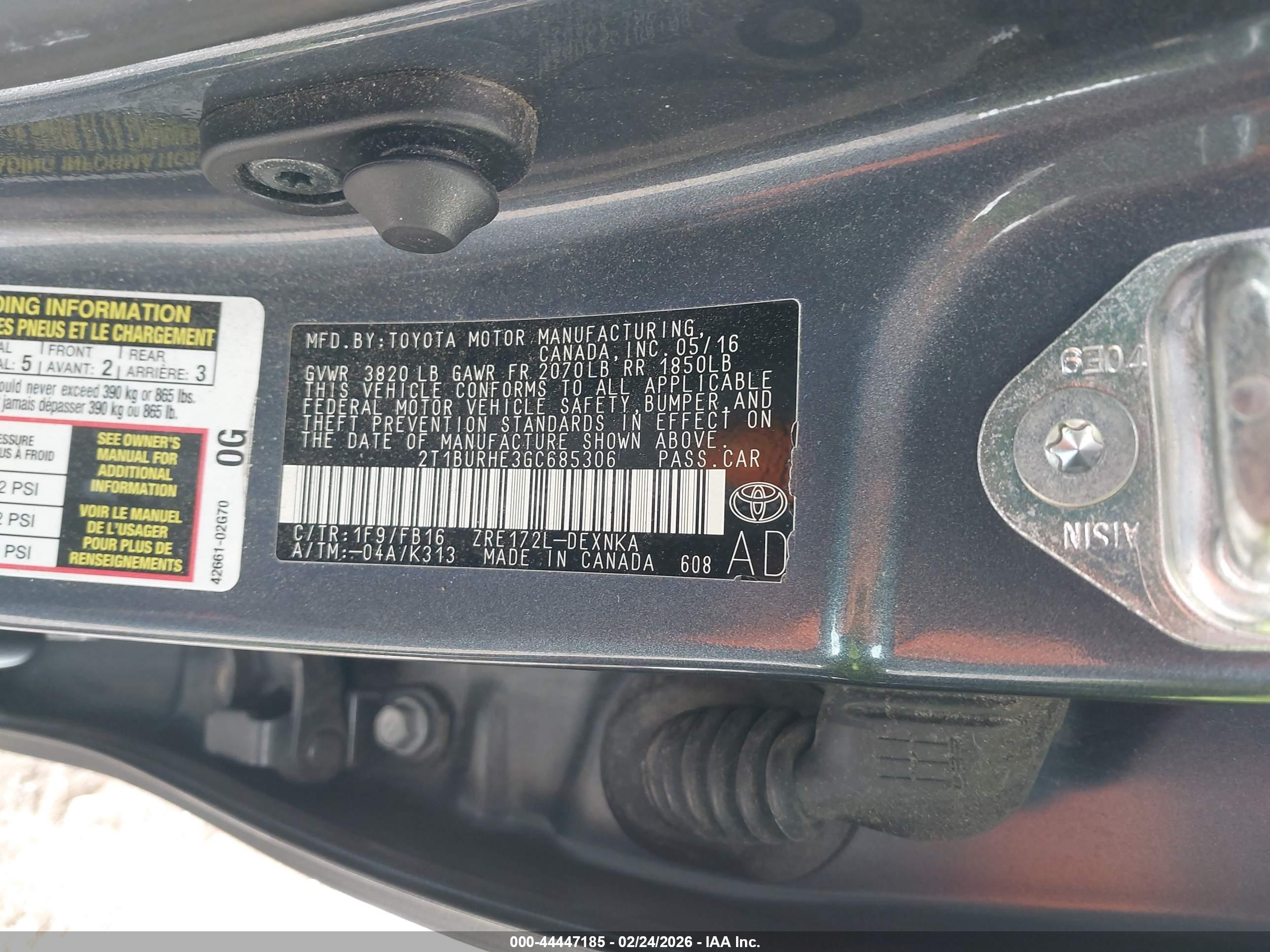 TOYOTA COROLLA image 9