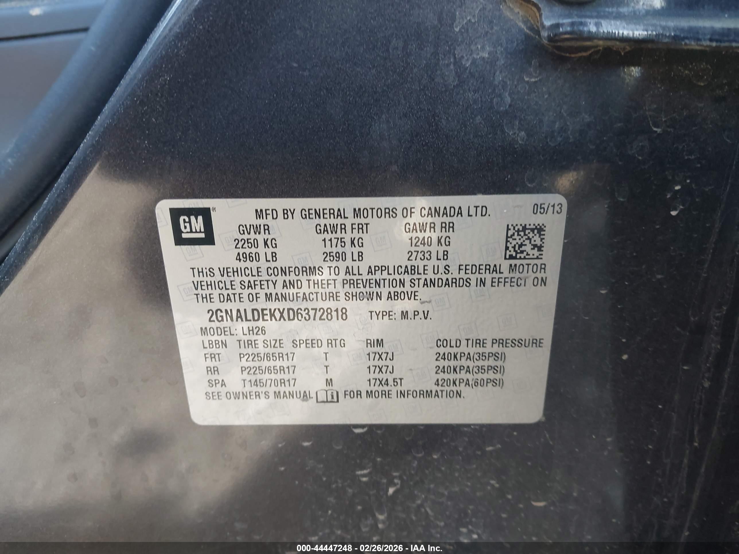 CHEVROLET EQUINOX image 9