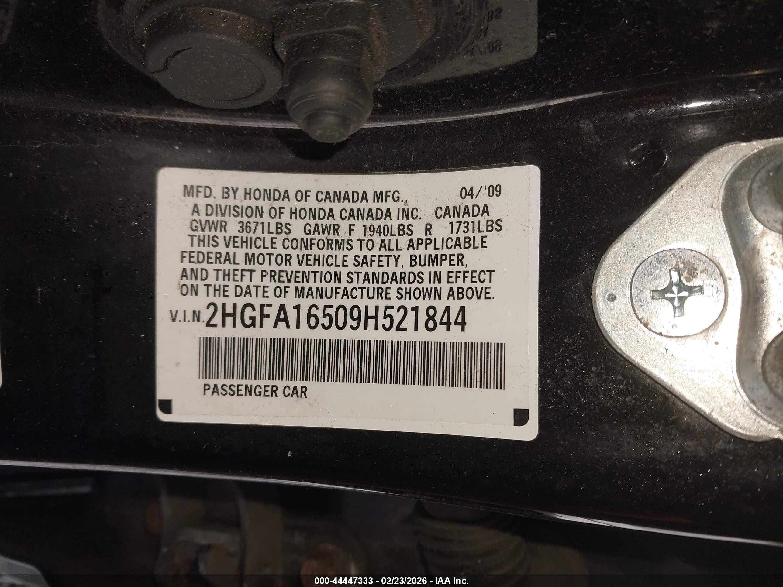 HONDA CIVIC image 9