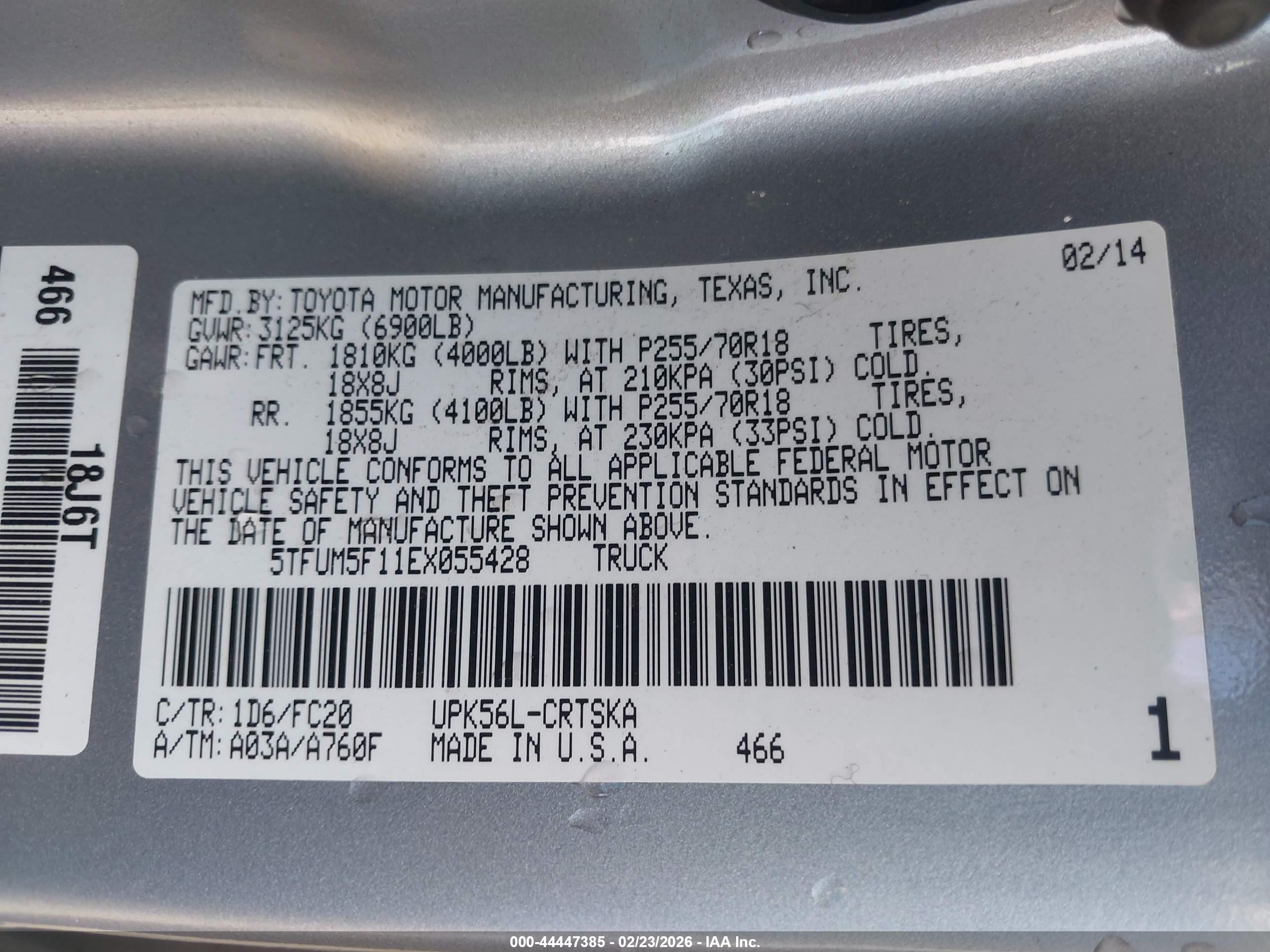 TOYOTA TUNDRA image 9
