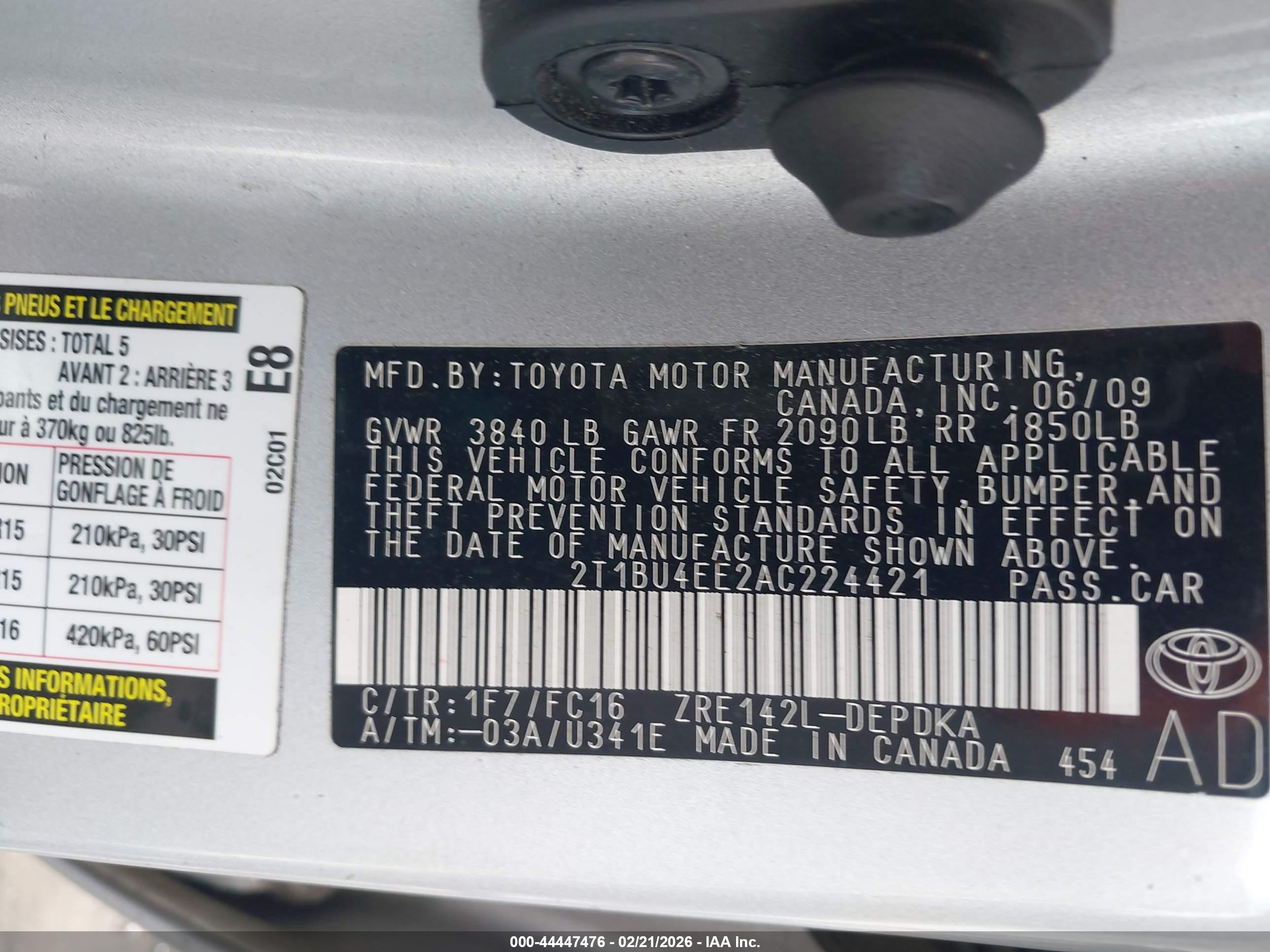 TOYOTA COROLLA image 9