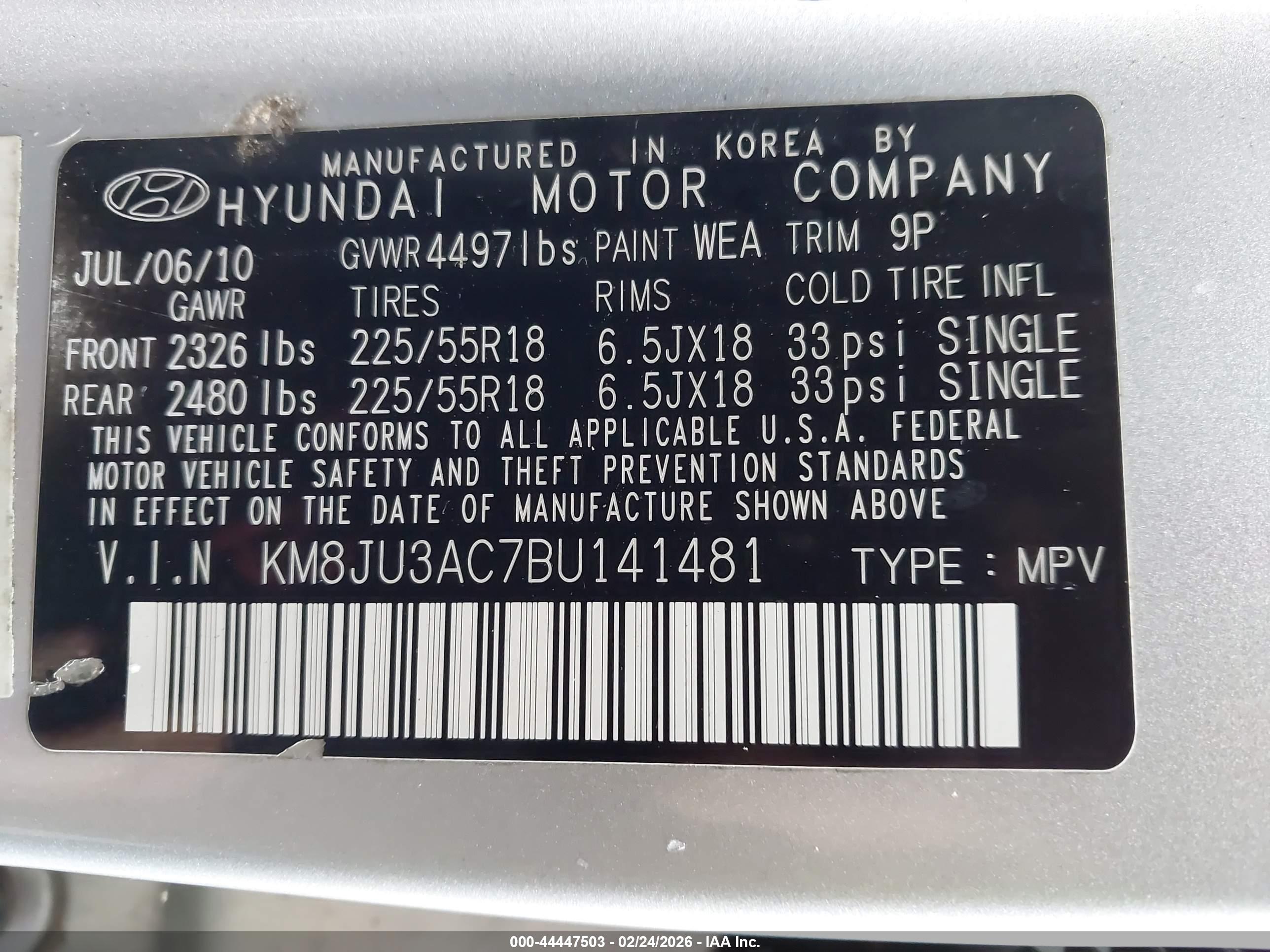 HYUNDAI TUCSON image 9