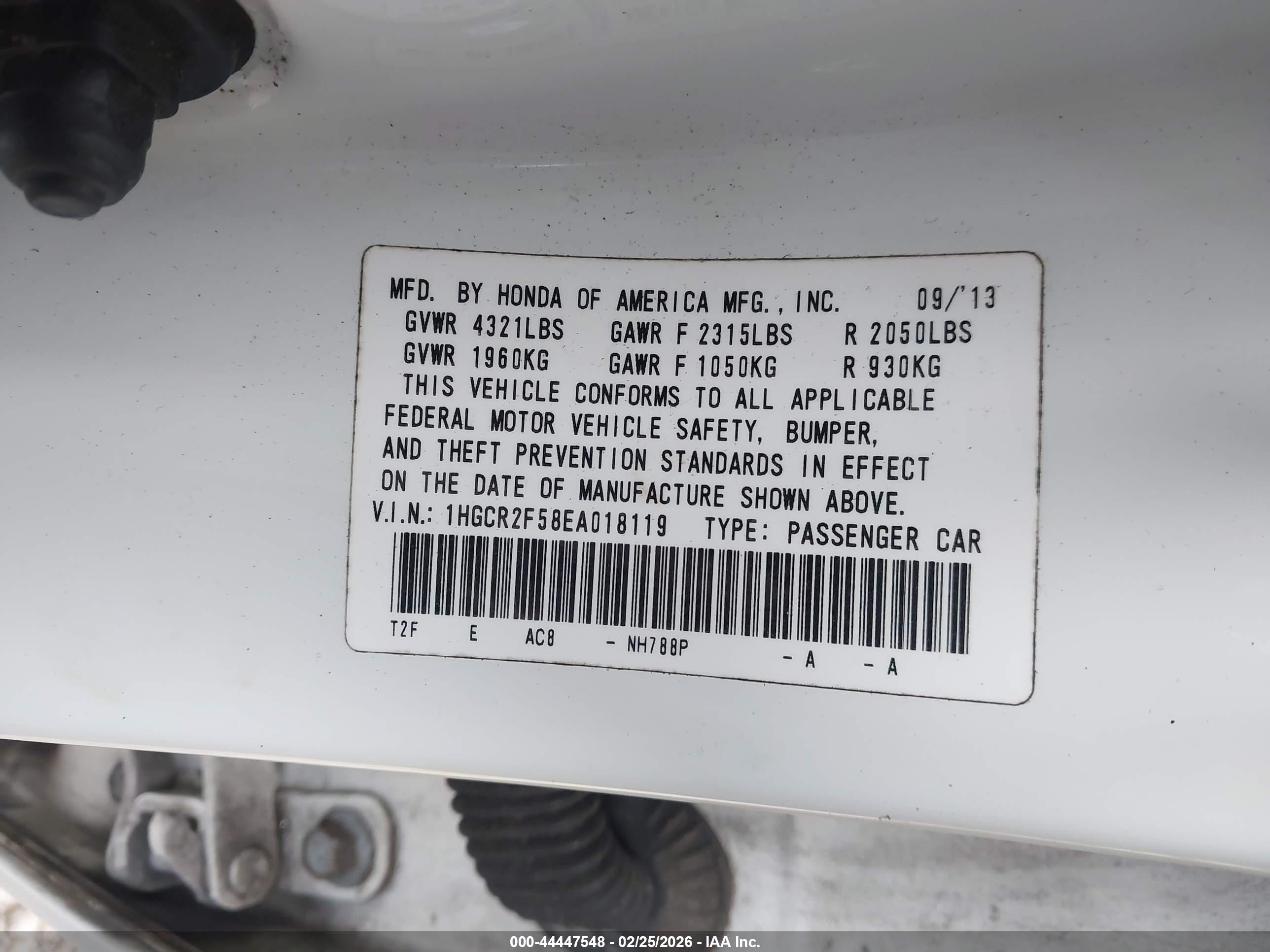 HONDA ACCORD image 9