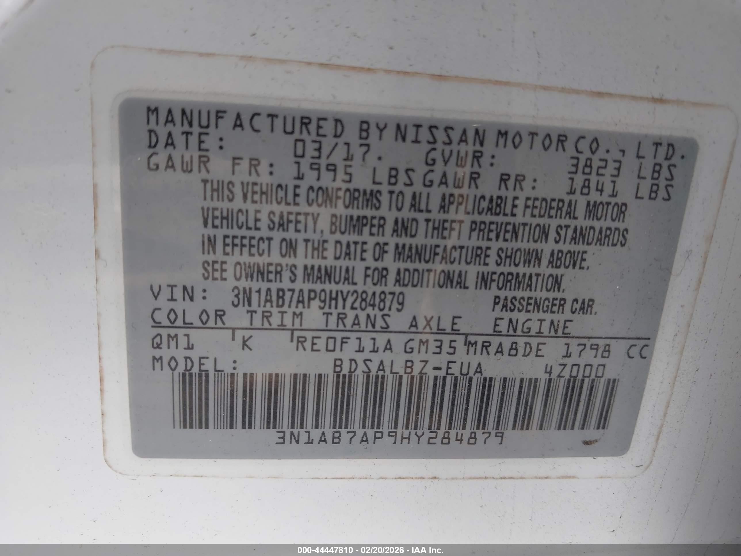NISSAN SENTRA image 9
