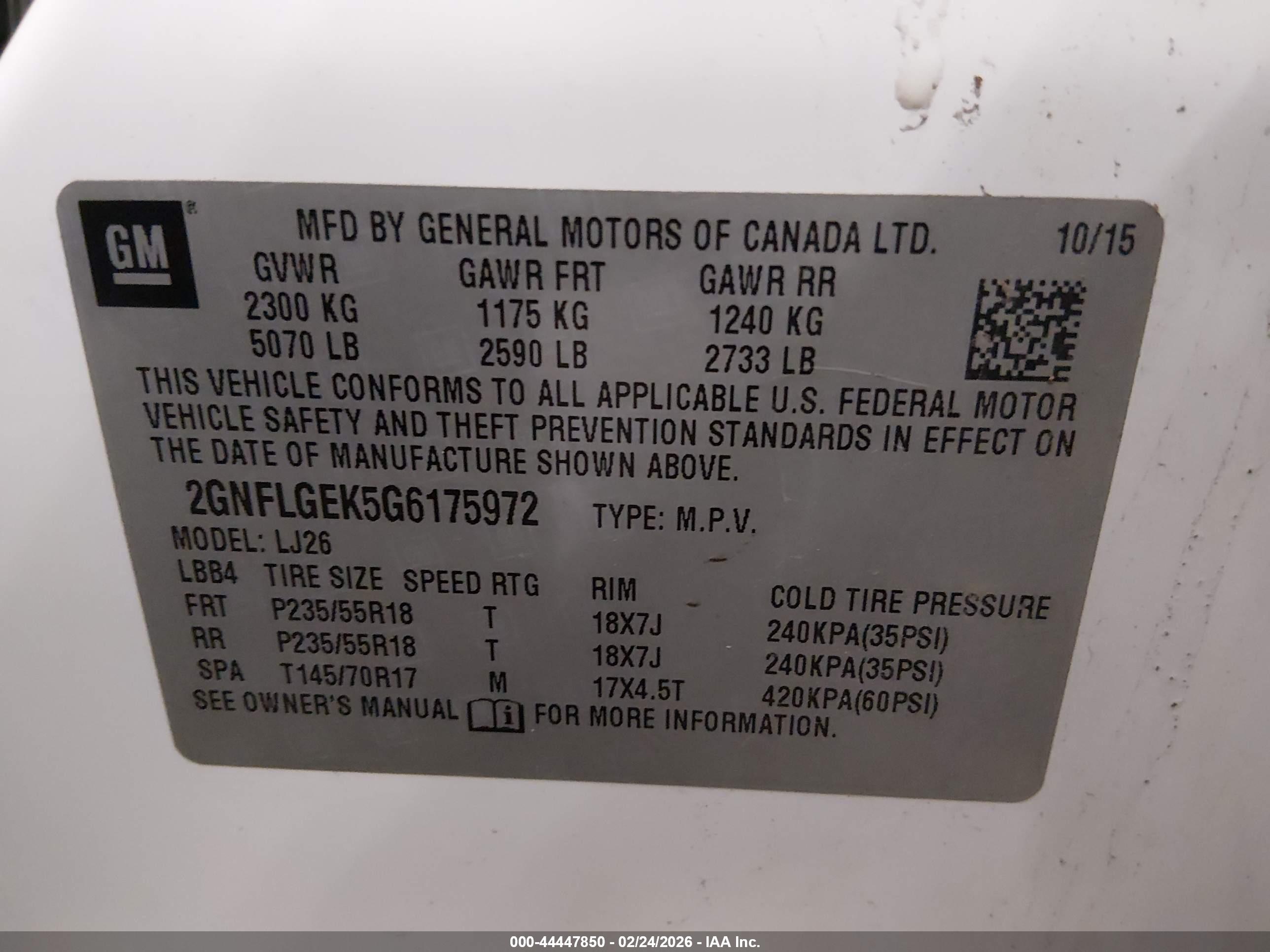 CHEVROLET EQUINOX image 9