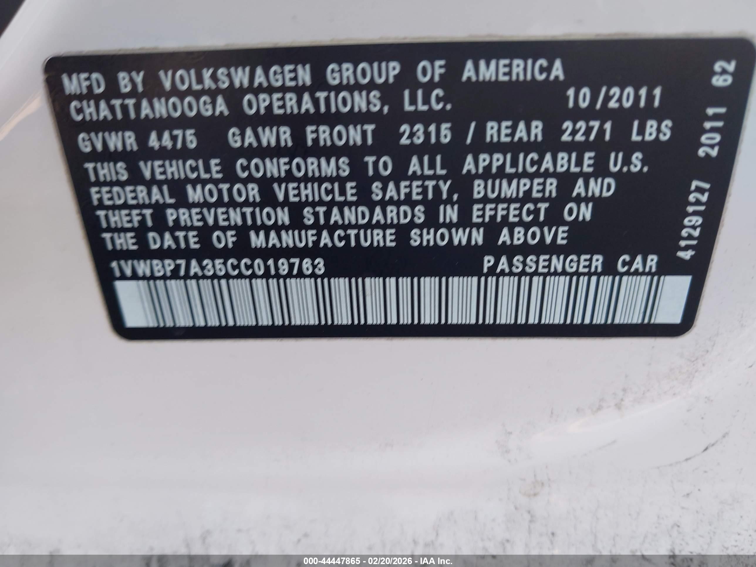 VOLKSWAGEN PASSAT image 9