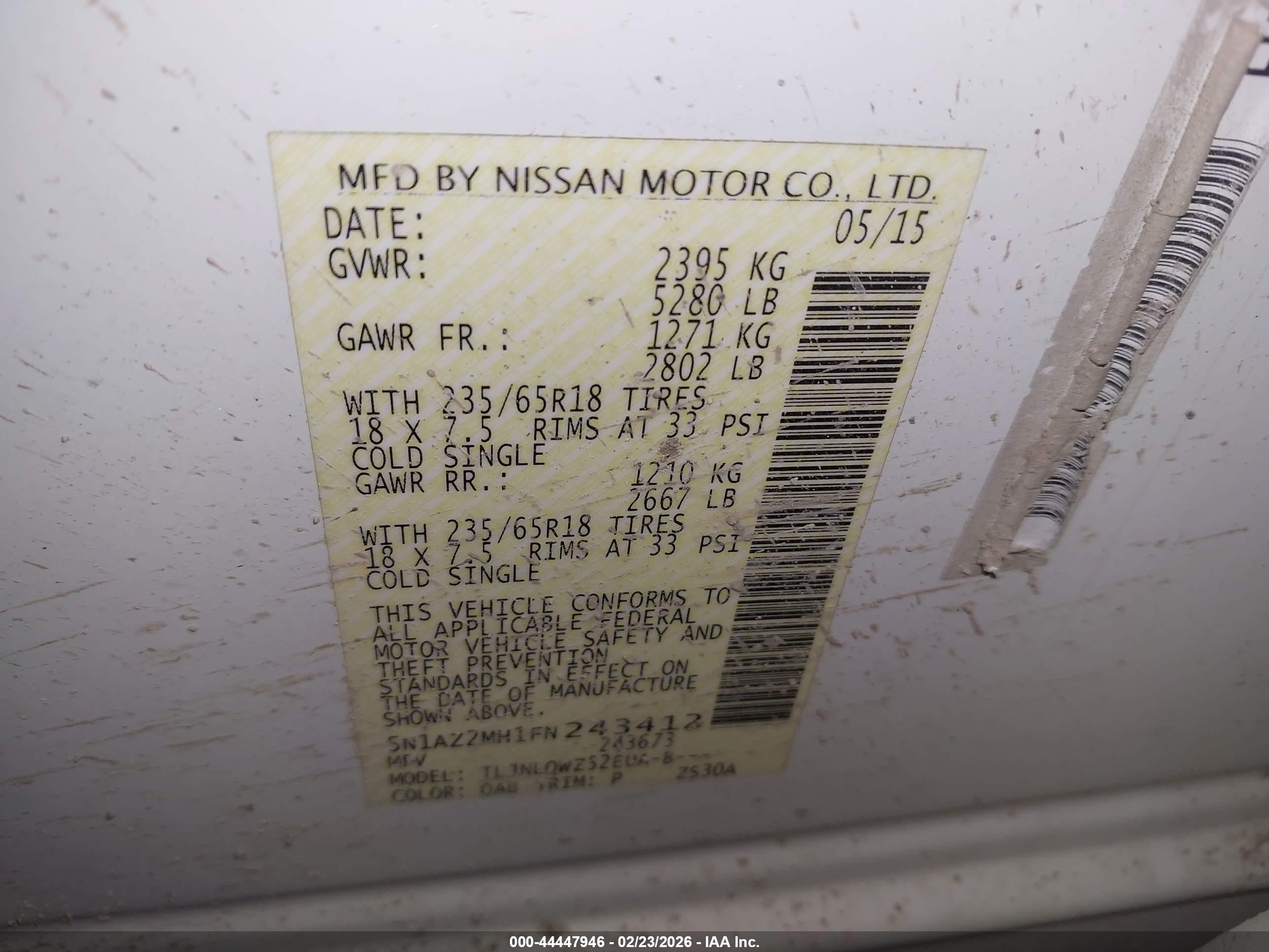 NISSAN MURANO image 9