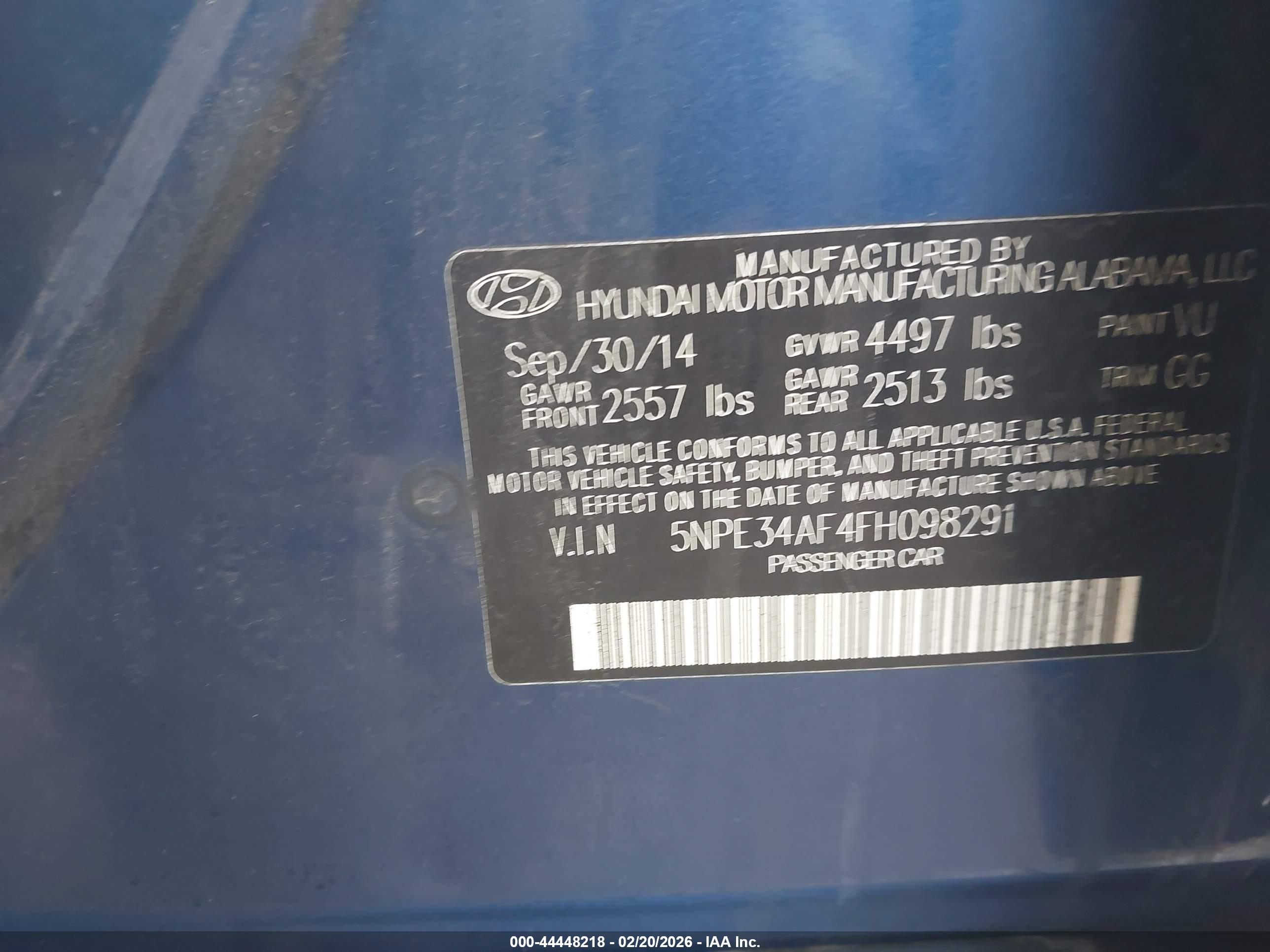 HYUNDAI SONATA image 9