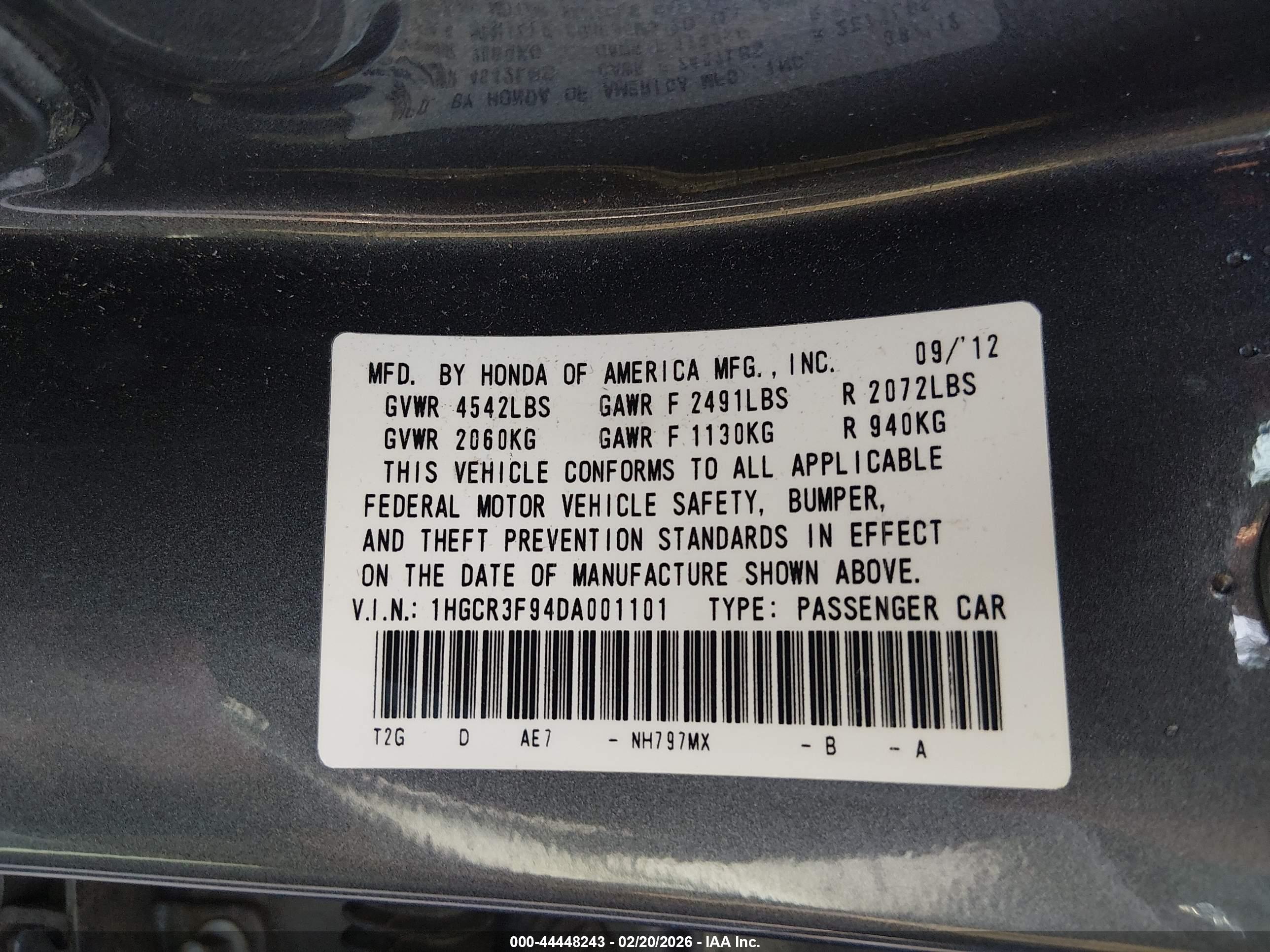 HONDA ACCORD image 9