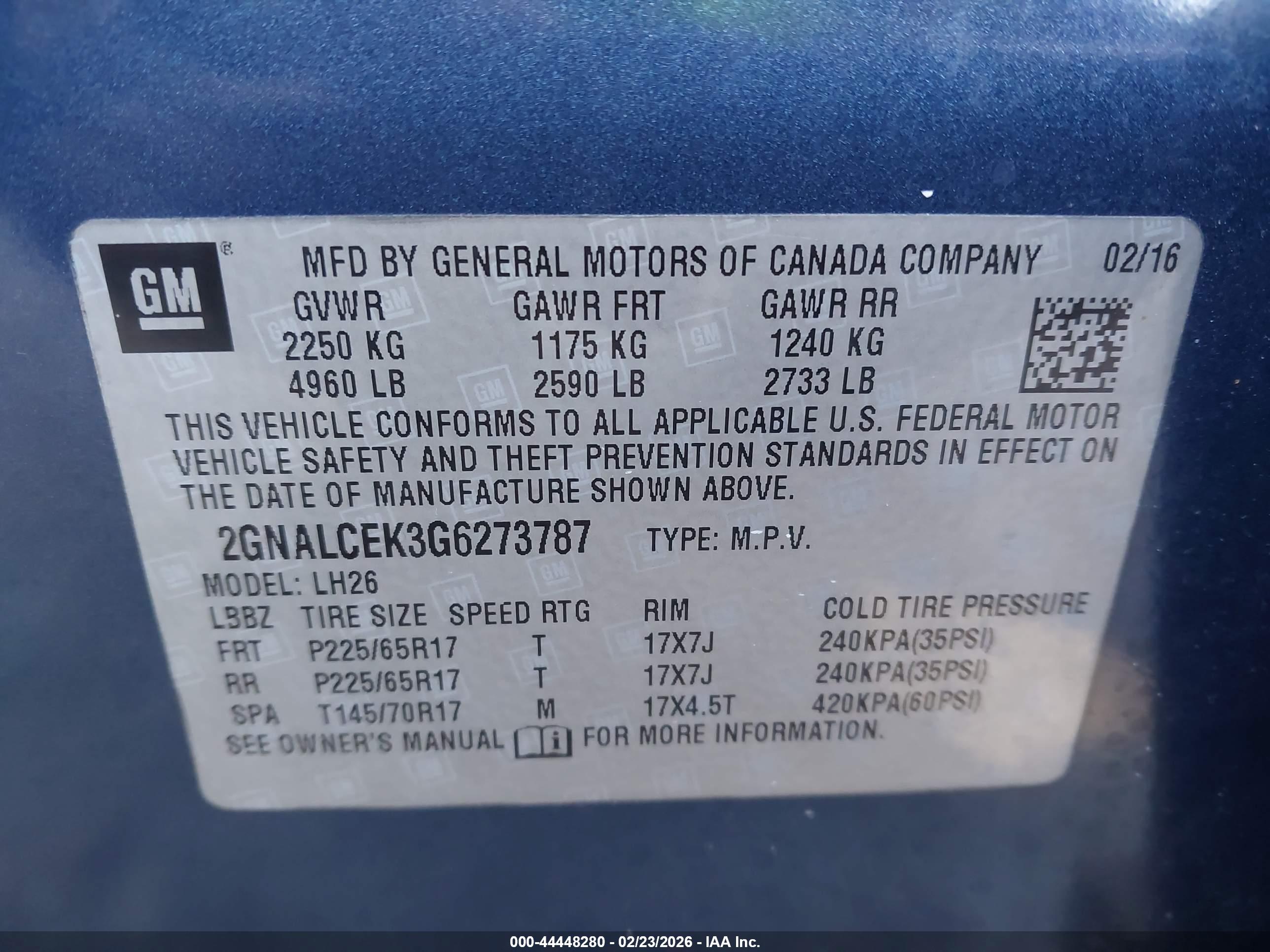 CHEVROLET EQUINOX image 9