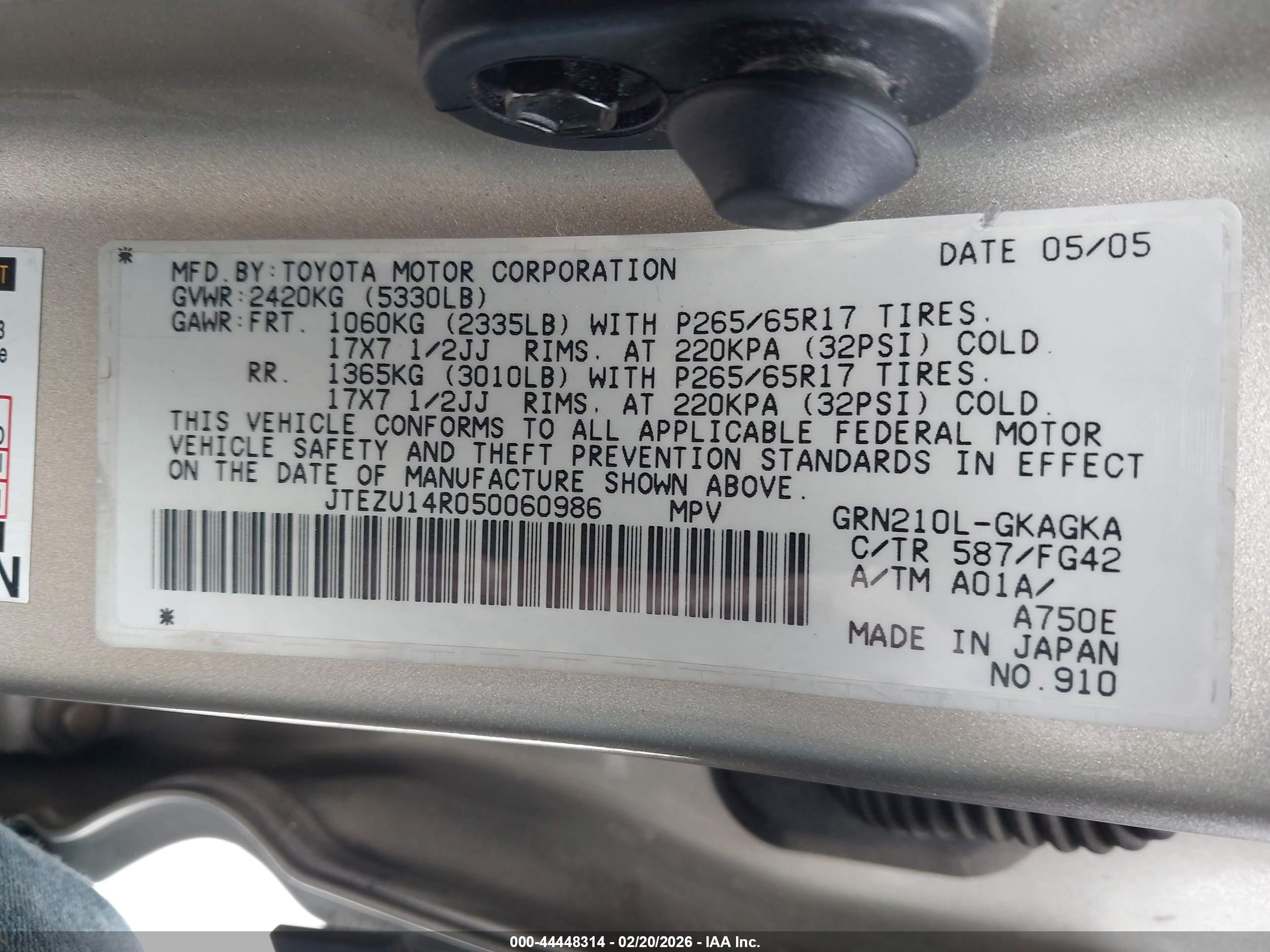 TOYOTA 4RUNNER image 9