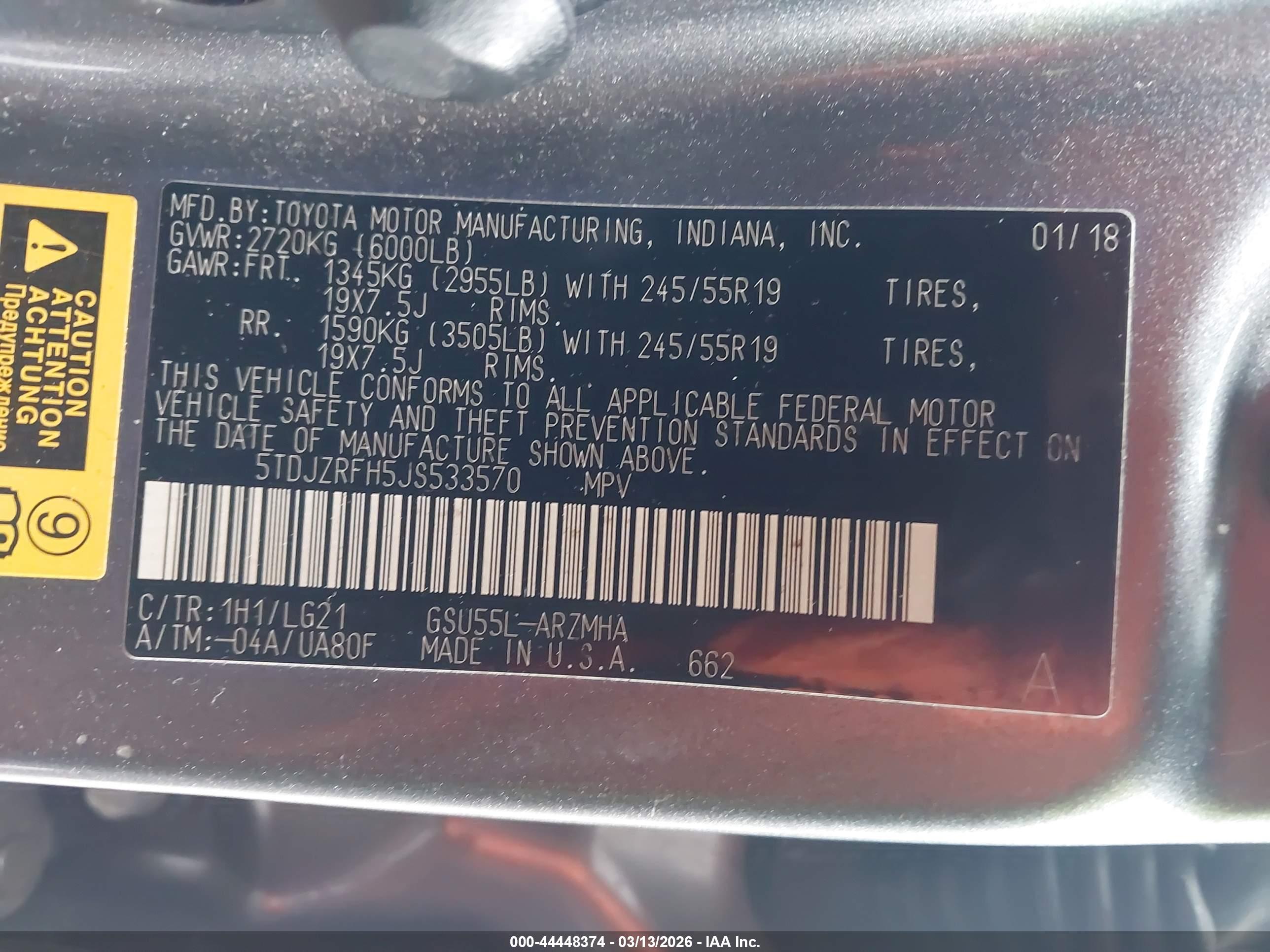 TOYOTA HIGHLANDER image 9