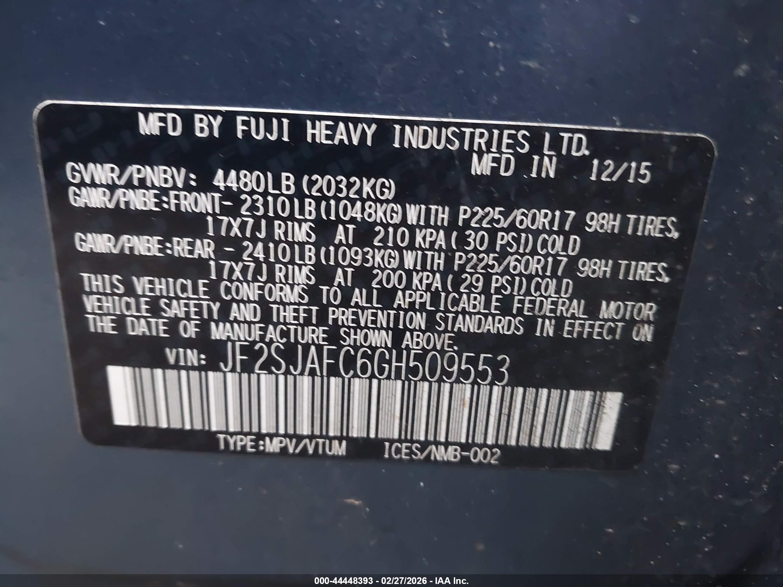 SUBARU FORESTER image 9
