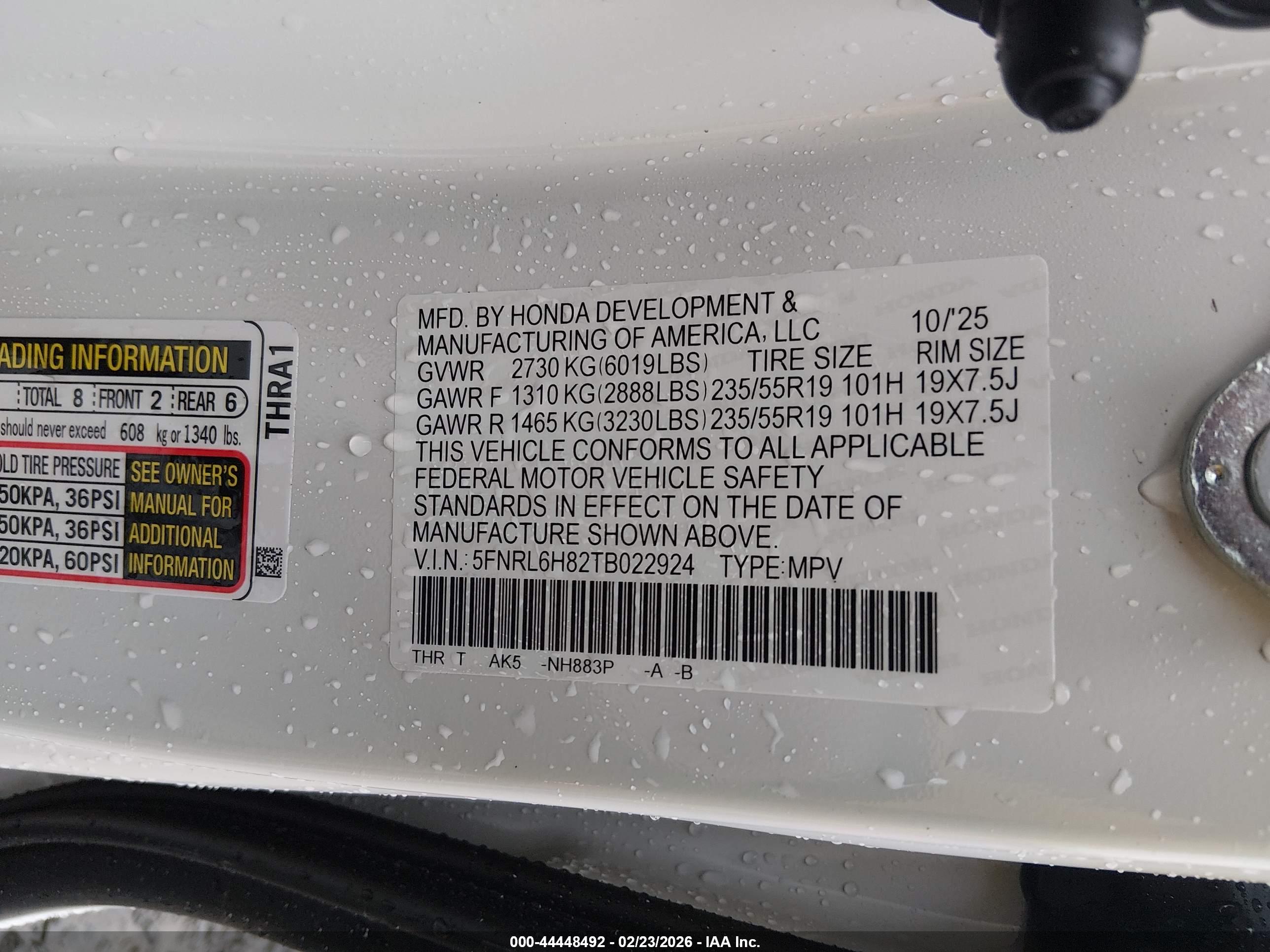 HONDA ODYSSEY image 9