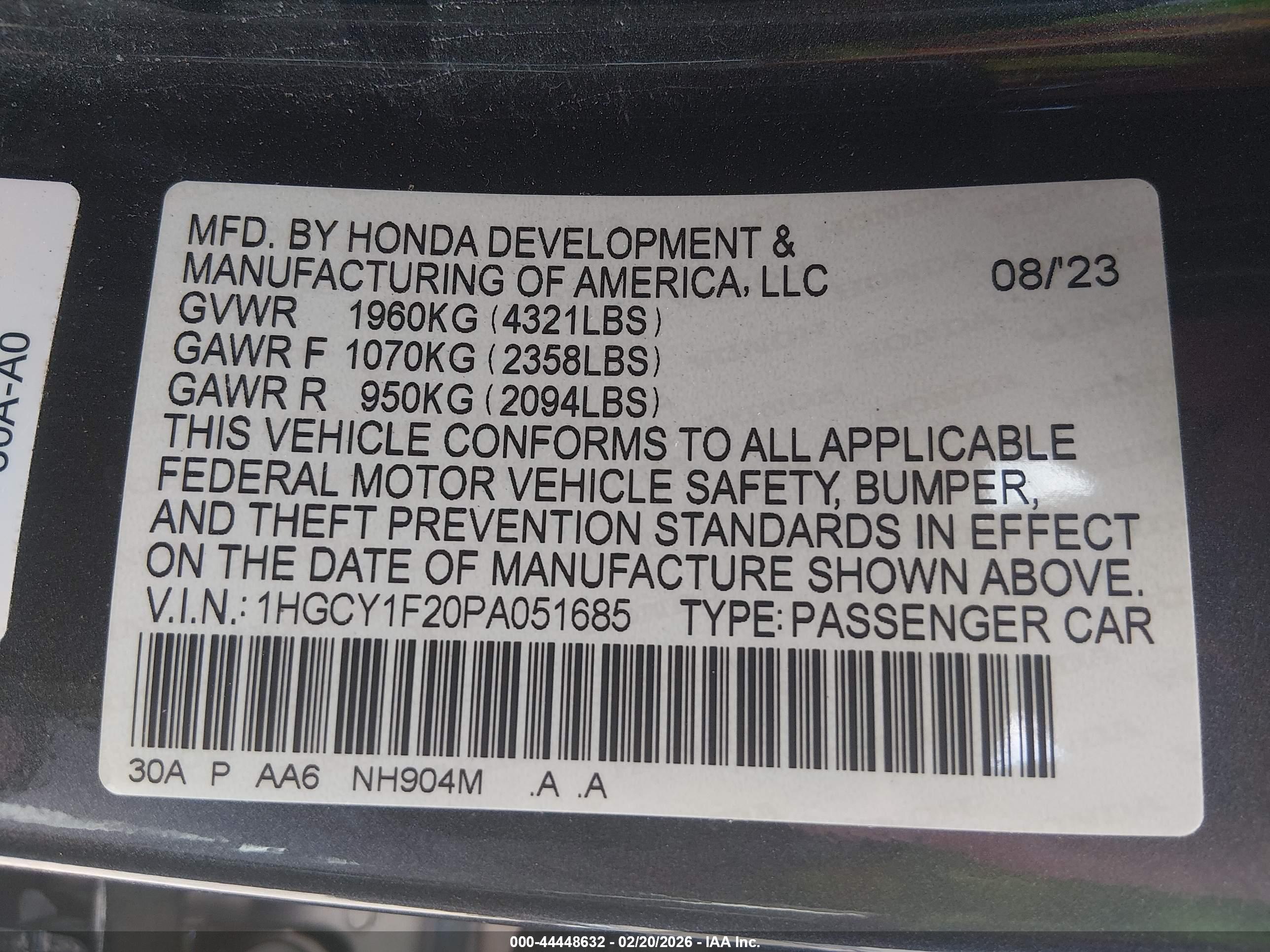 HONDA ACCORD image 9