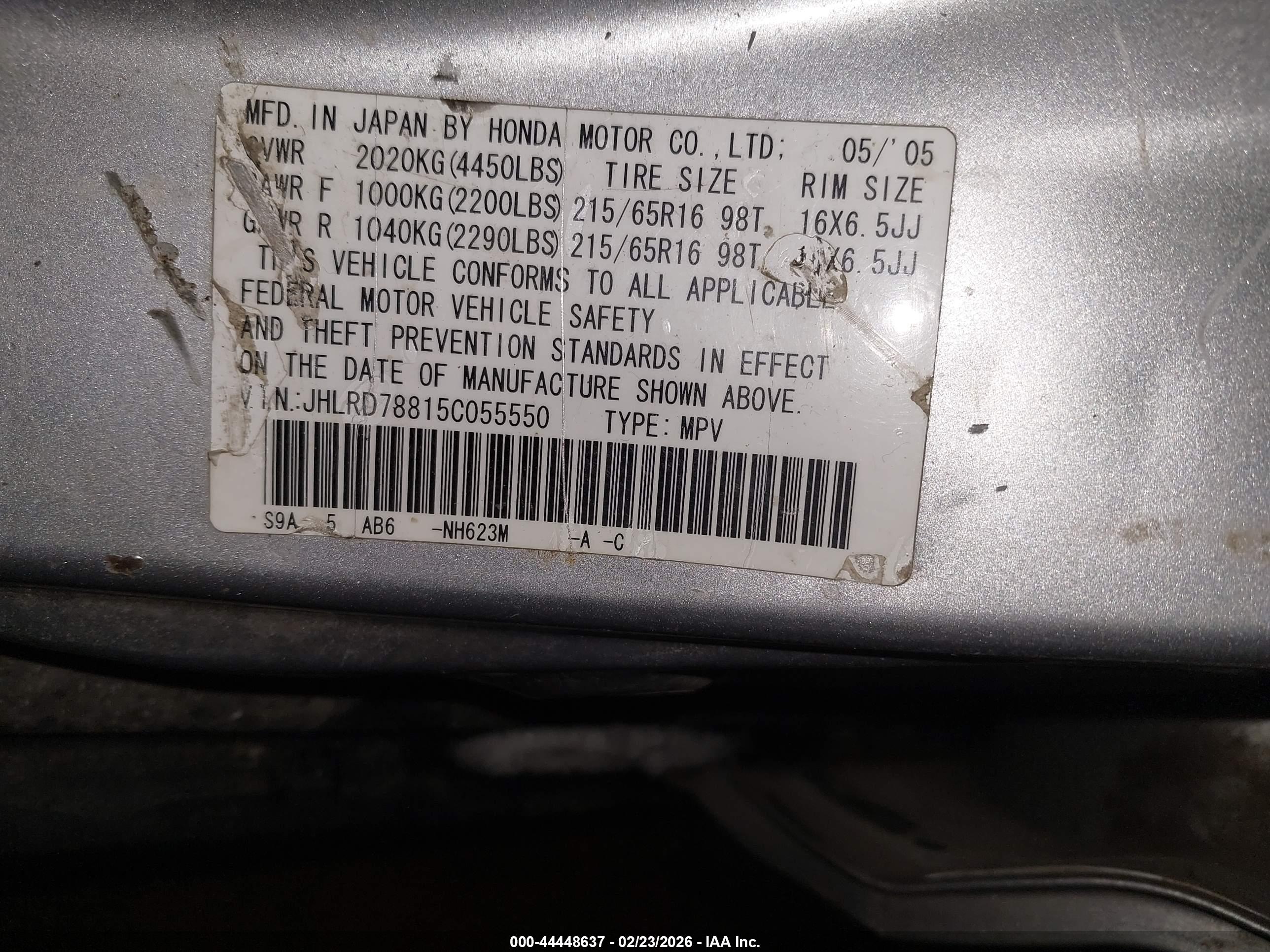 HONDA CR-V image 9
